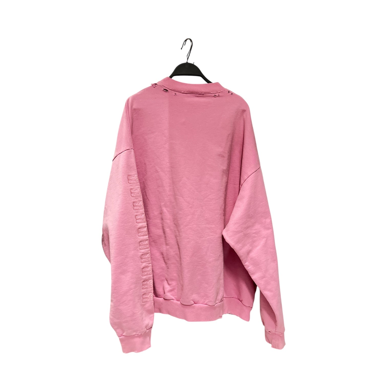 BALENCIAGA/Sweatshirt/4/Cotton/PNK/bb logo embroidered view 2