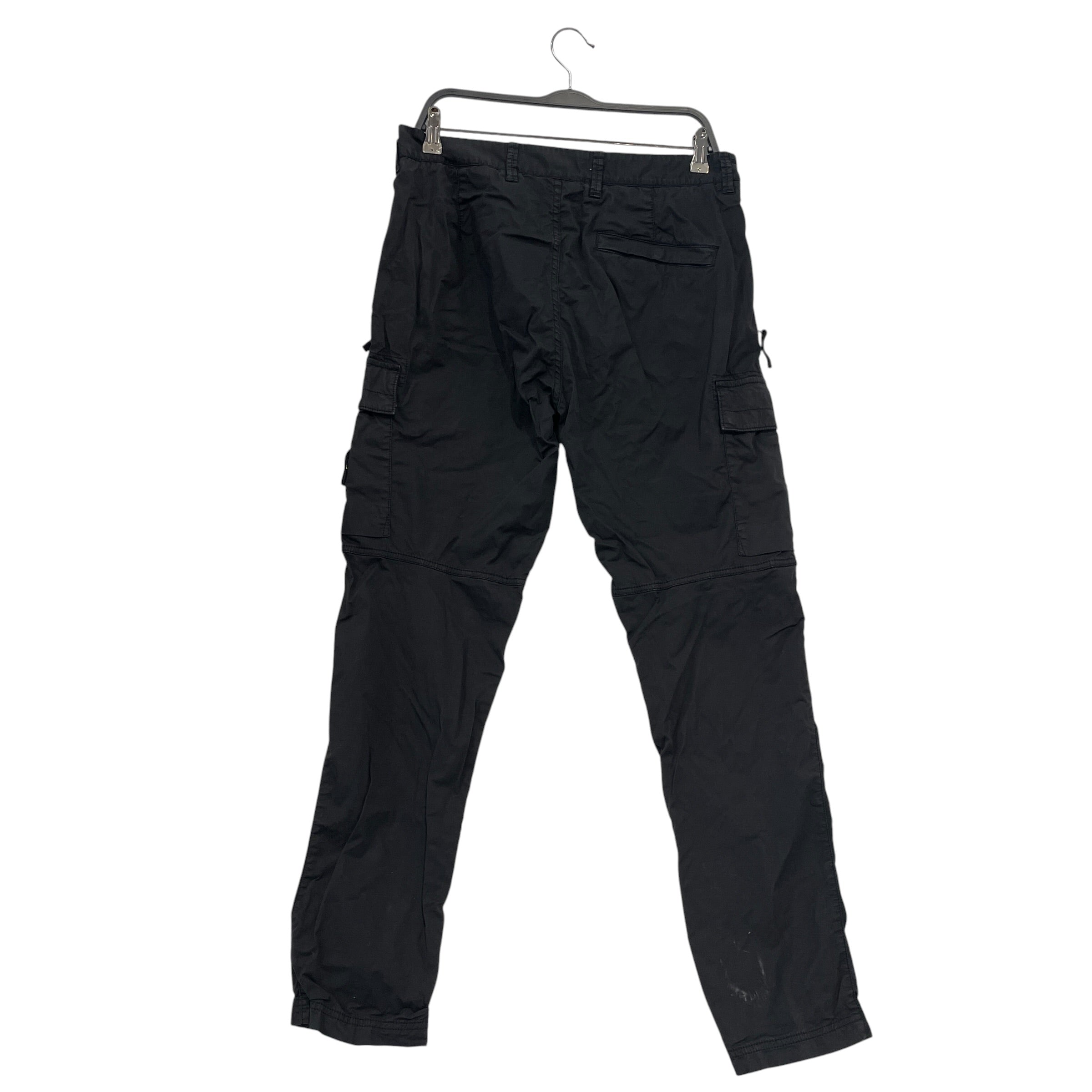 STONE ISLAND/Cargo Pants/33/Cotton/BLK/0089 view 2