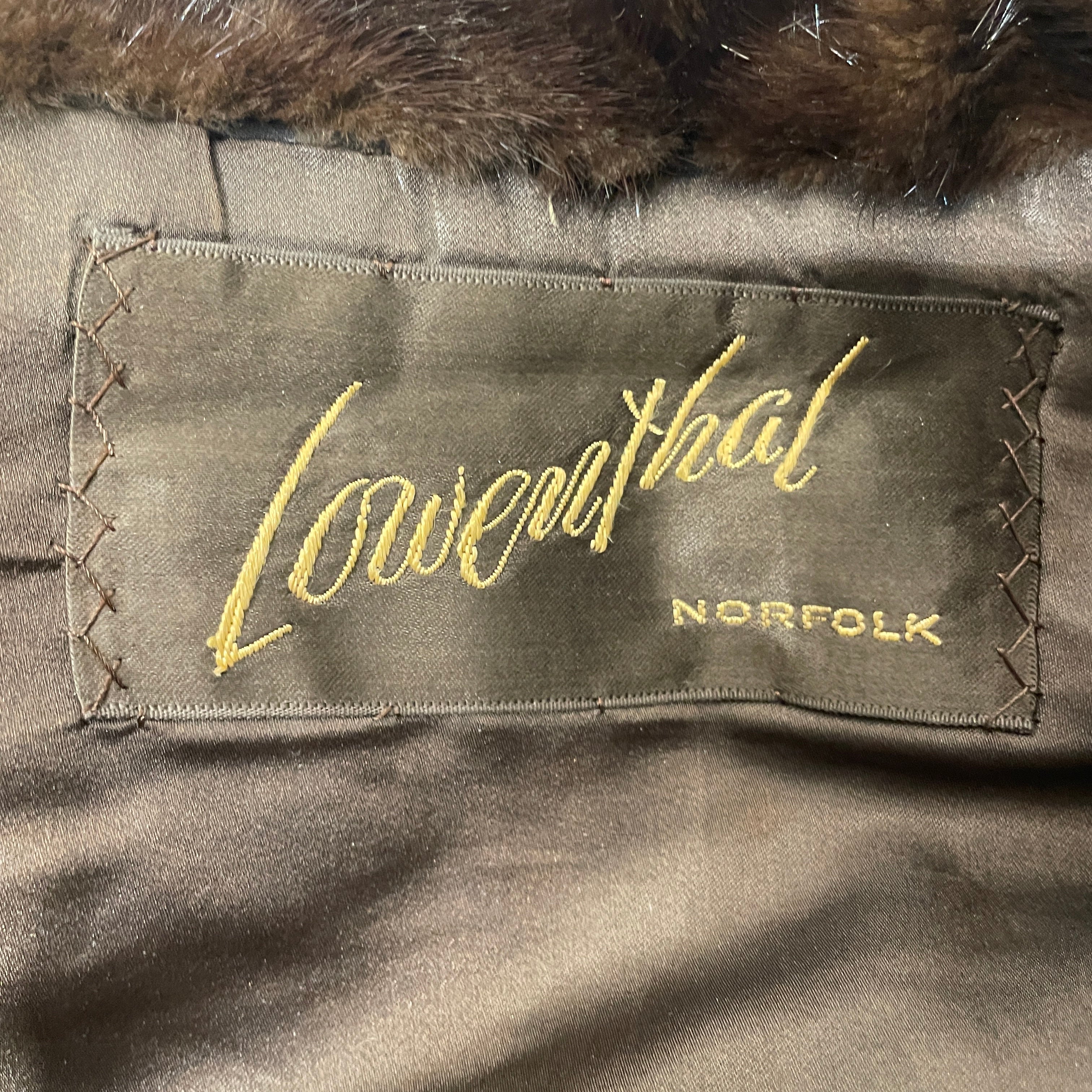NORFOLK/Vintage/Coat/Fur/BRW/MINK FUR view 3