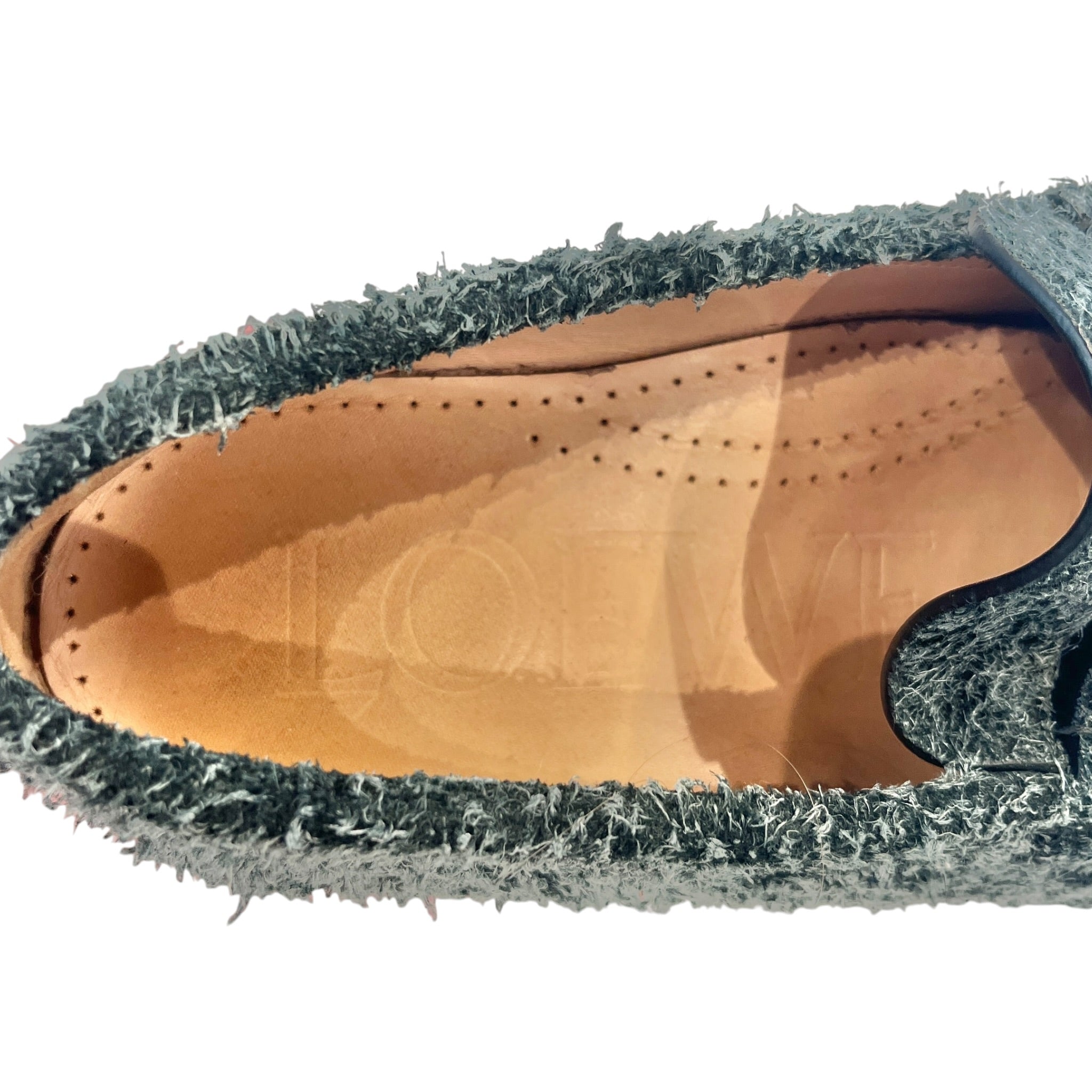 LOEWE/Loafers/EU 44/Suede/GRY/CAMPO BRUSHED SUEDE PENNY LOAF view 3