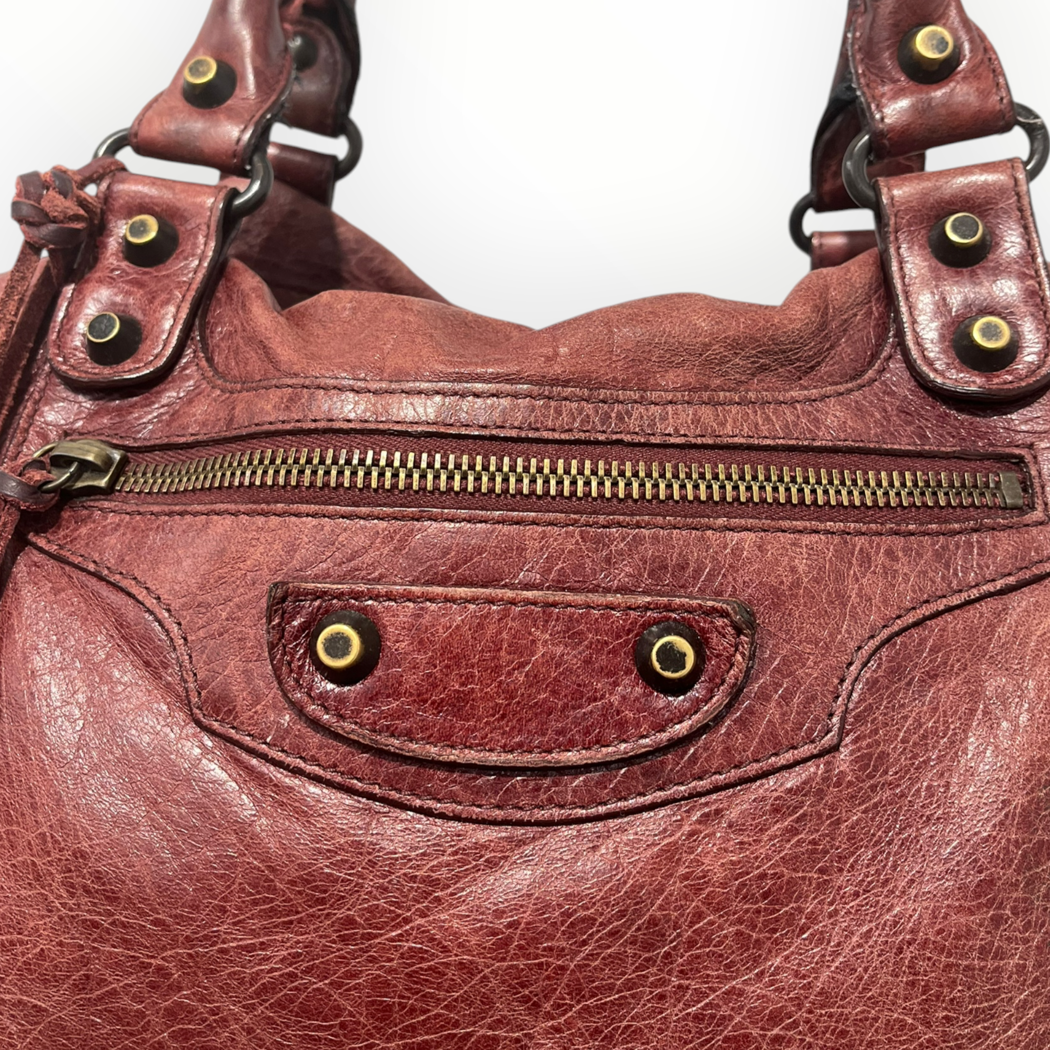 BALENCIAGA/Bag/Leather/BRD/city bag brass hardware 115748 view 6