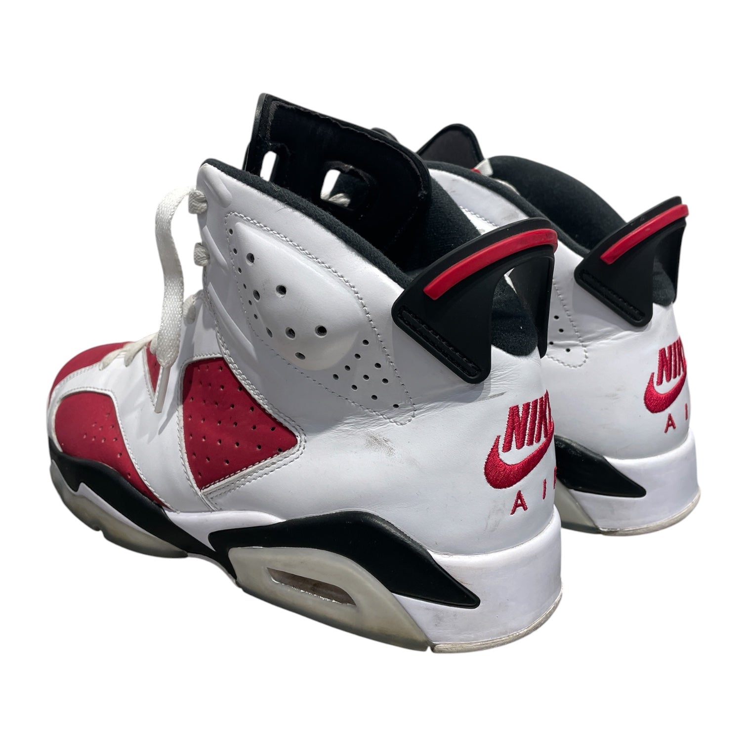 NIKE/Hi-Sneakers/US 10.5/Leather/RED/JORDAN 6 CARMINE view 2