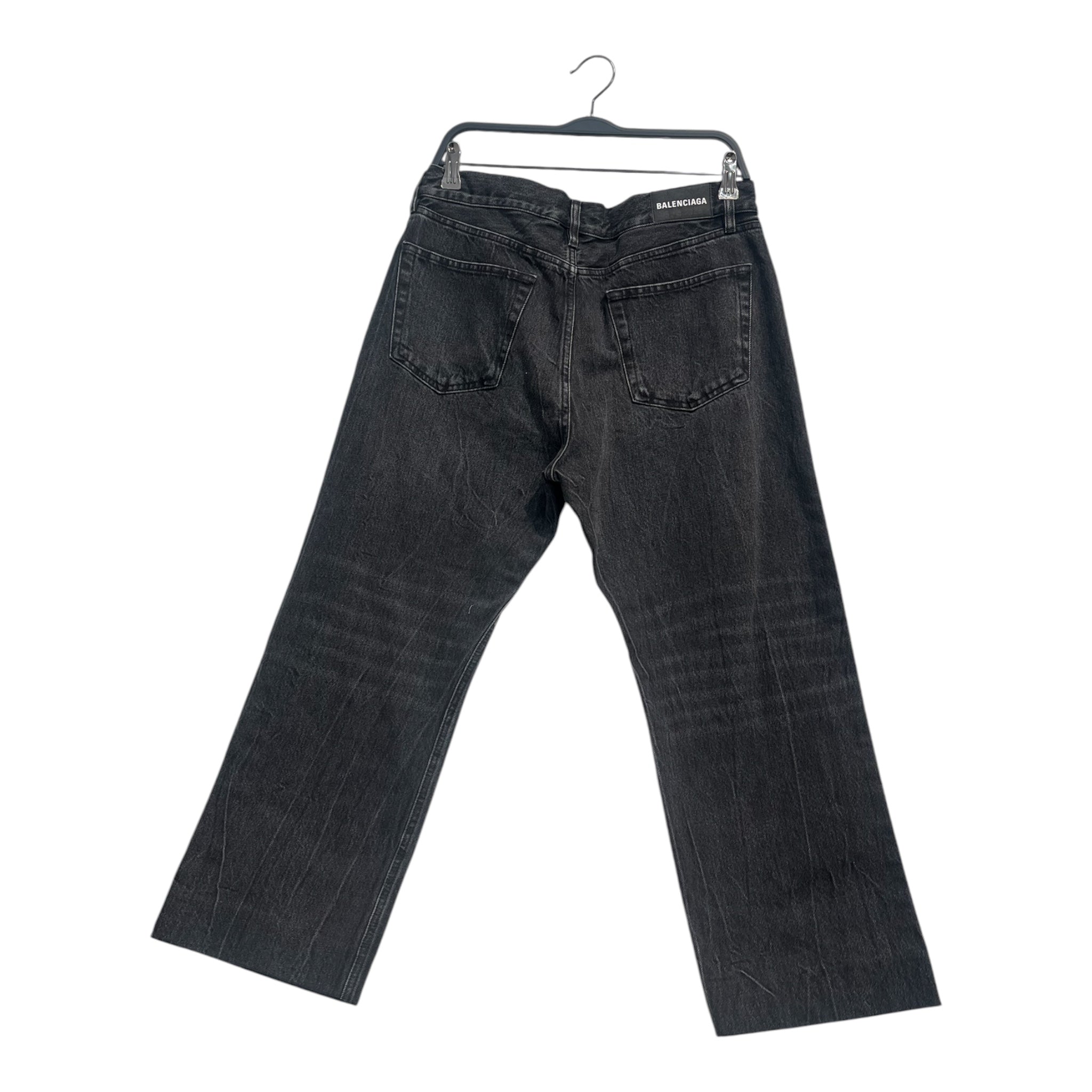 BALENCIAGA/Pants/32/Cotton/GRY/HEMMED 2019 FADED view 2