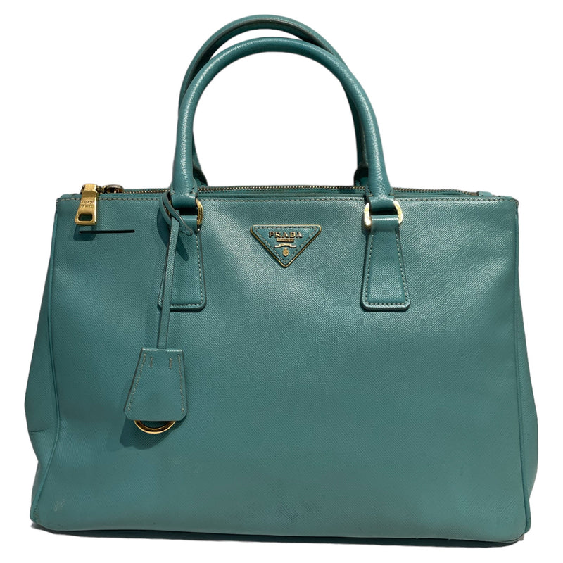 PRADA/Hand Bag/Leather/BLU/saffiano hand bag