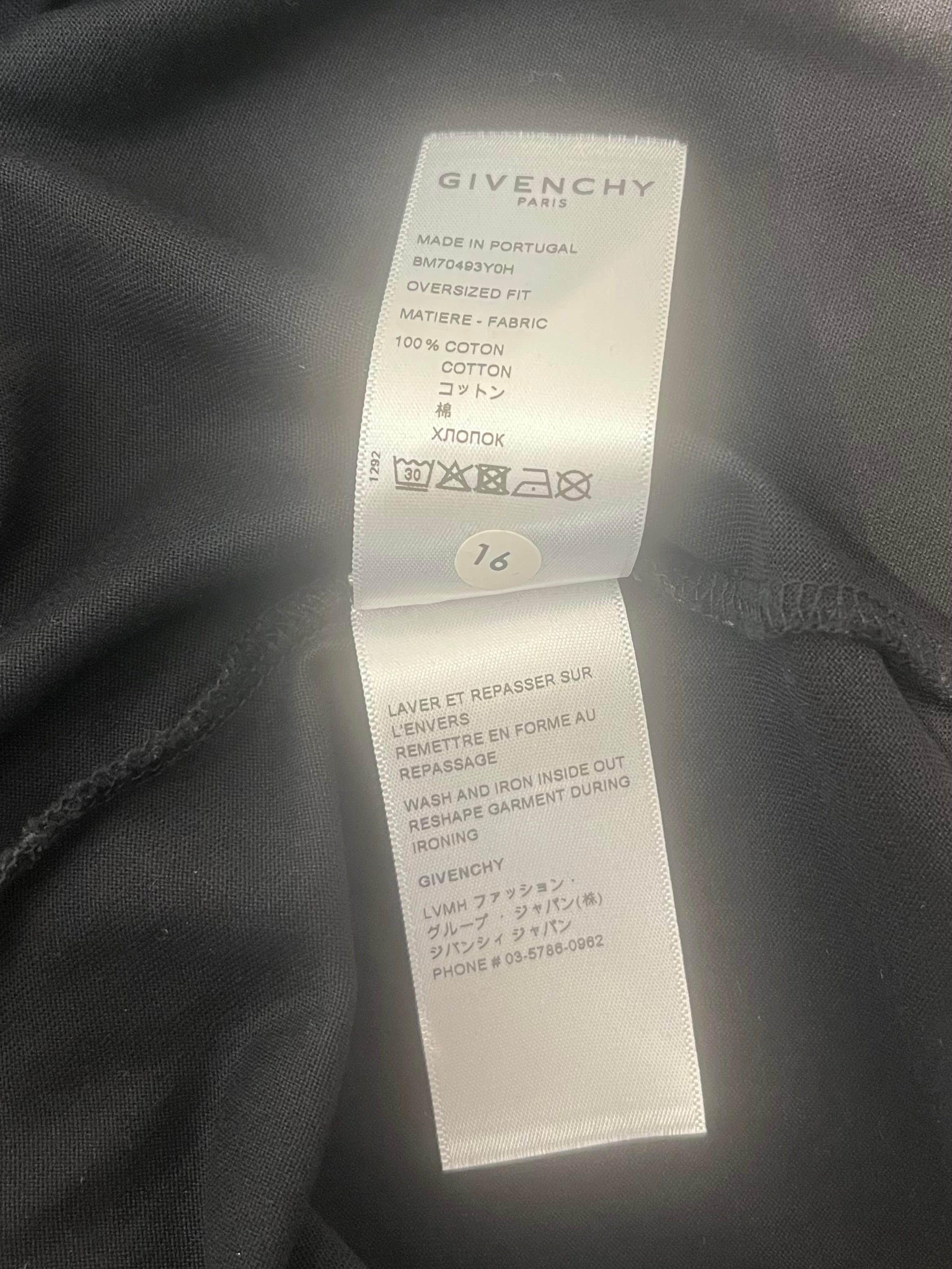GIVENCHY/T-Shirt/M/Cotton/BLK/Graphic/SHARK view 5