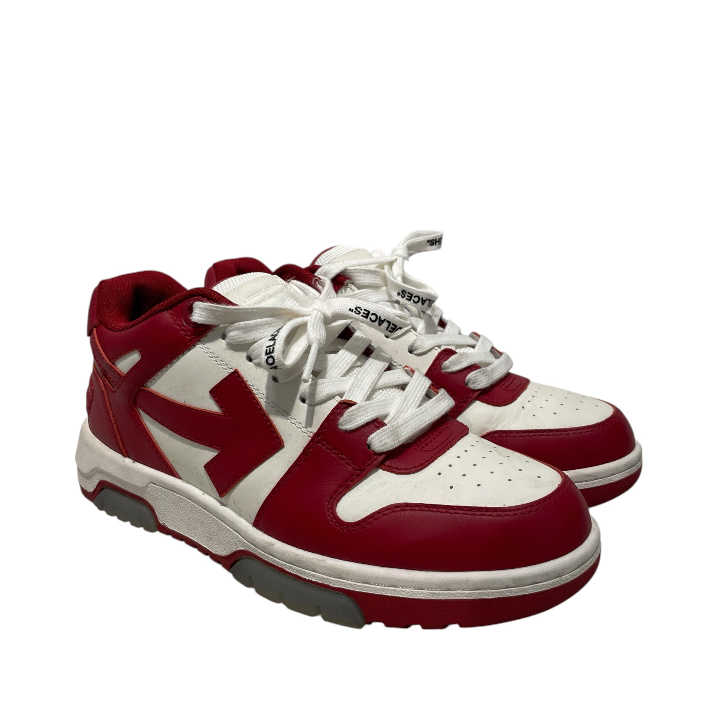 OFF-WHITE/Low-Sneakers/EU 38/Leather/RED/ view 1