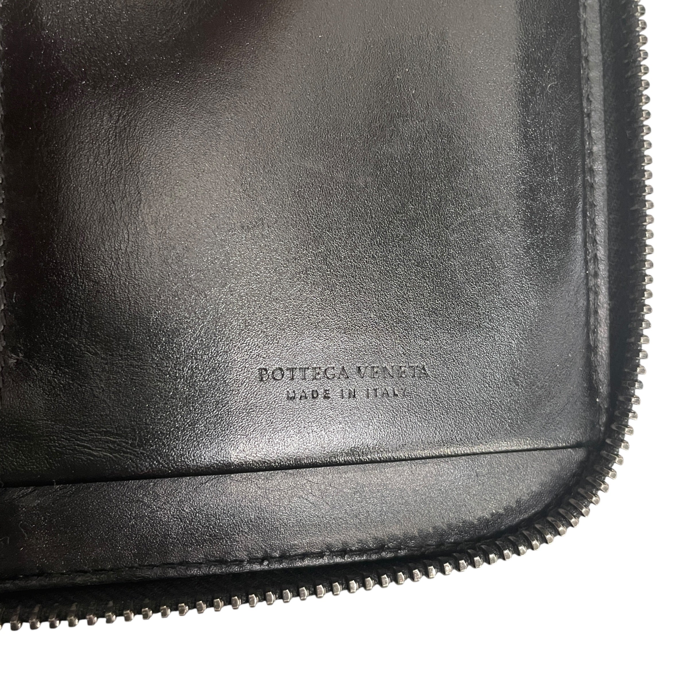 BOTTEGA VENETA/Long Wallet/Leather/BLK/L's/WOVEN WALLET WITH HANDLE view 5