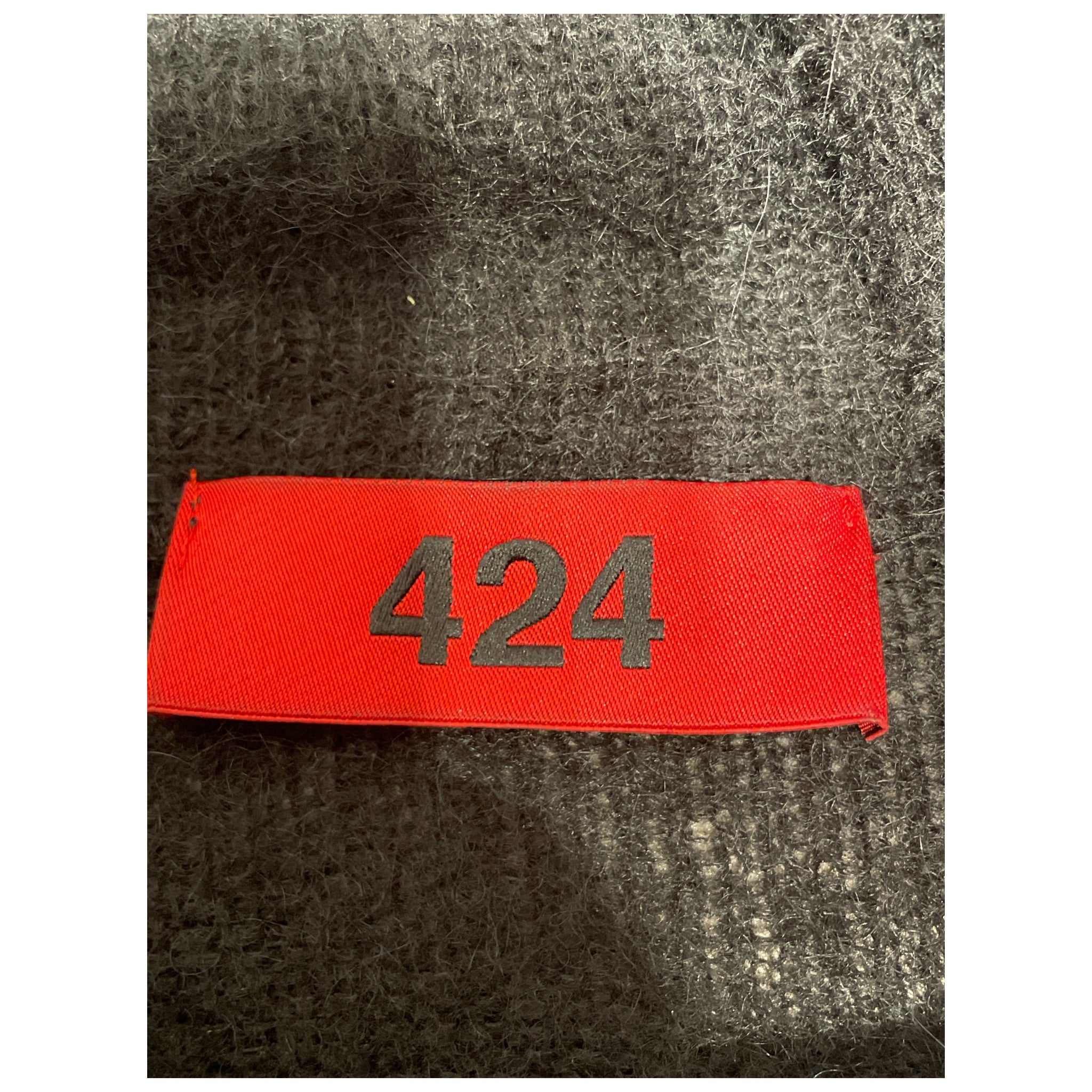 424(FourTwoFour)/Hoodie/XXL/Alpaca/BLK/Oversize/ view 3