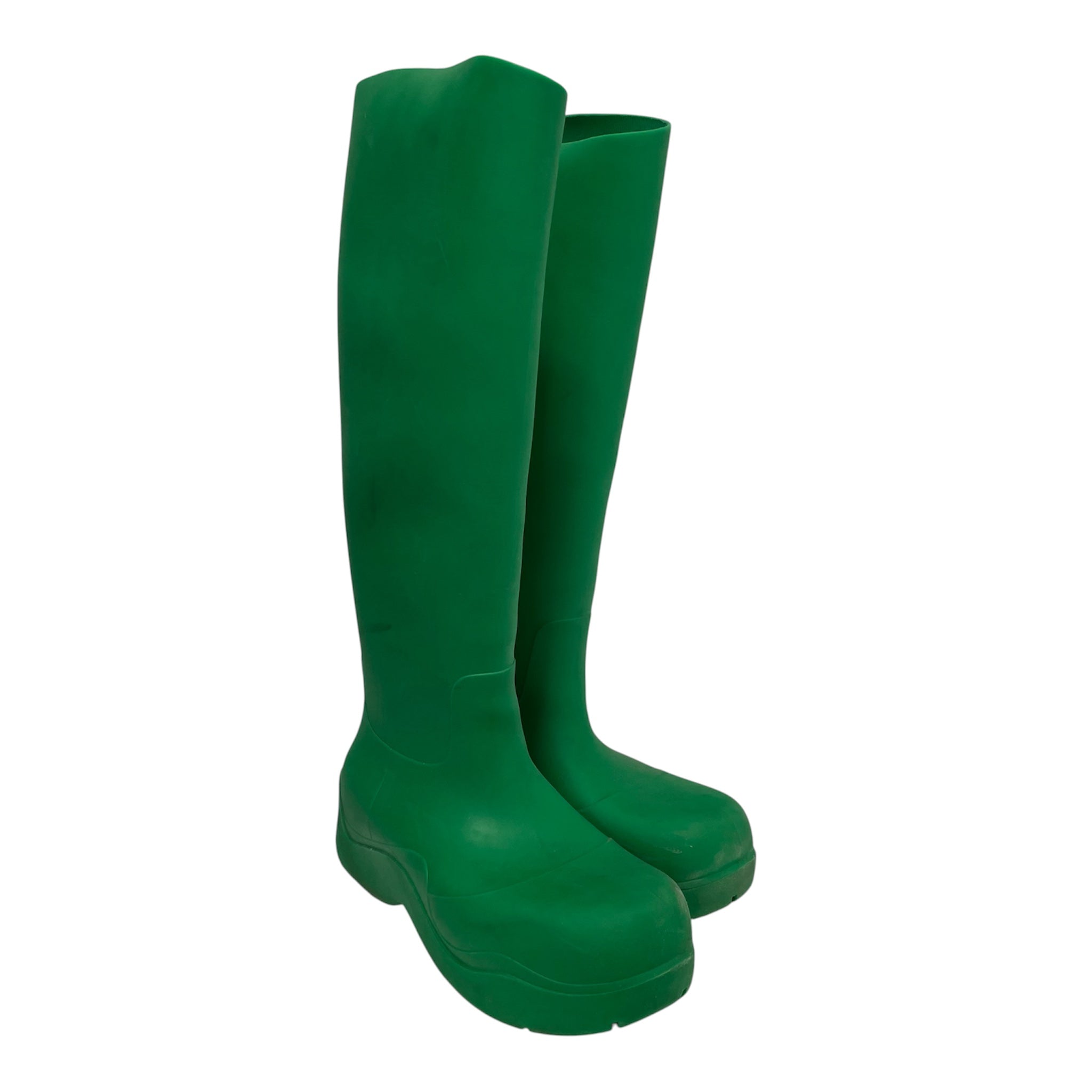 BOTTEGA VENETA/Rain Boots/US 10/Acrylic/GRN/ view 1