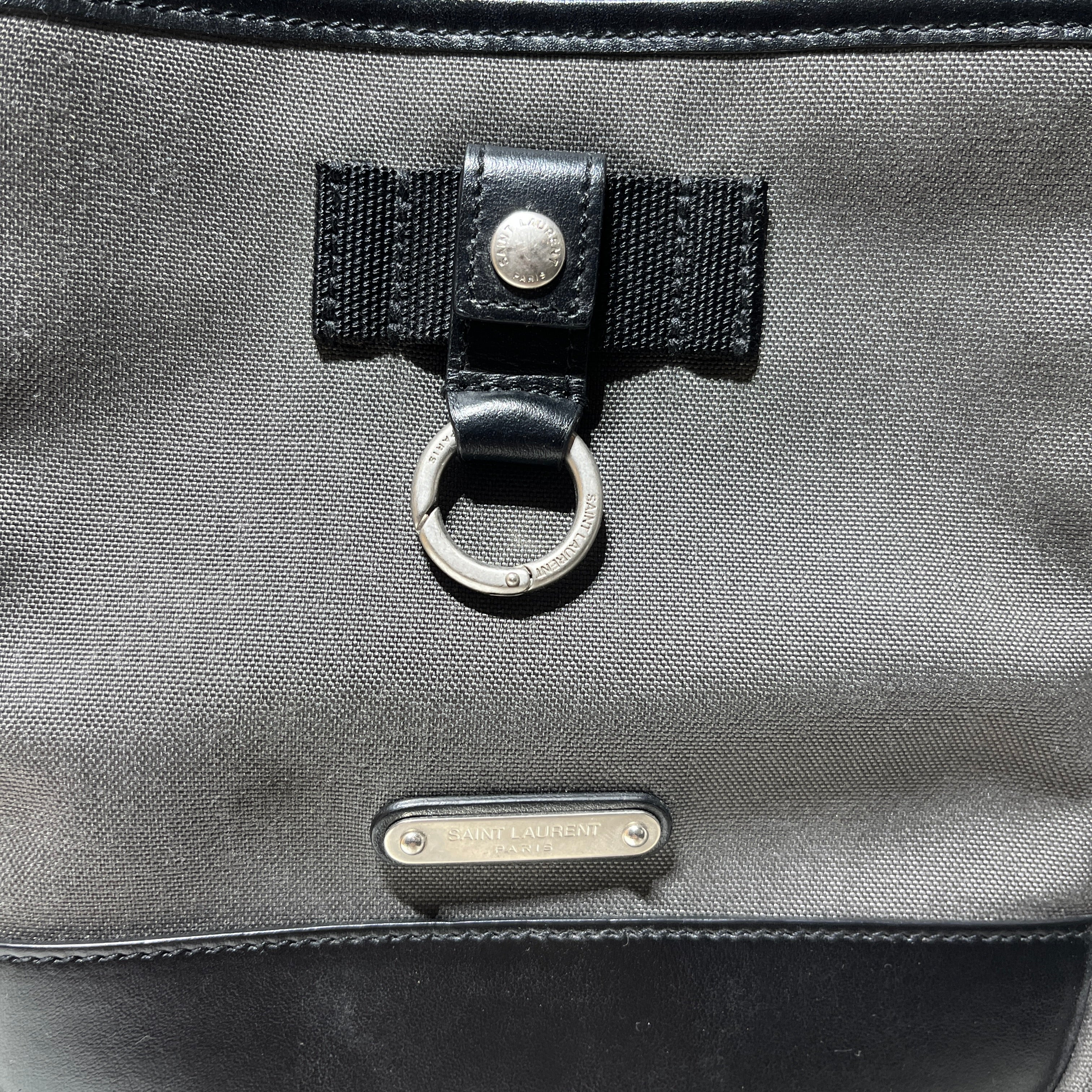 SAINT LAURENT/Cross Body Bag/Nylon/GRY/RIVINGTON CROSS BODY view 4