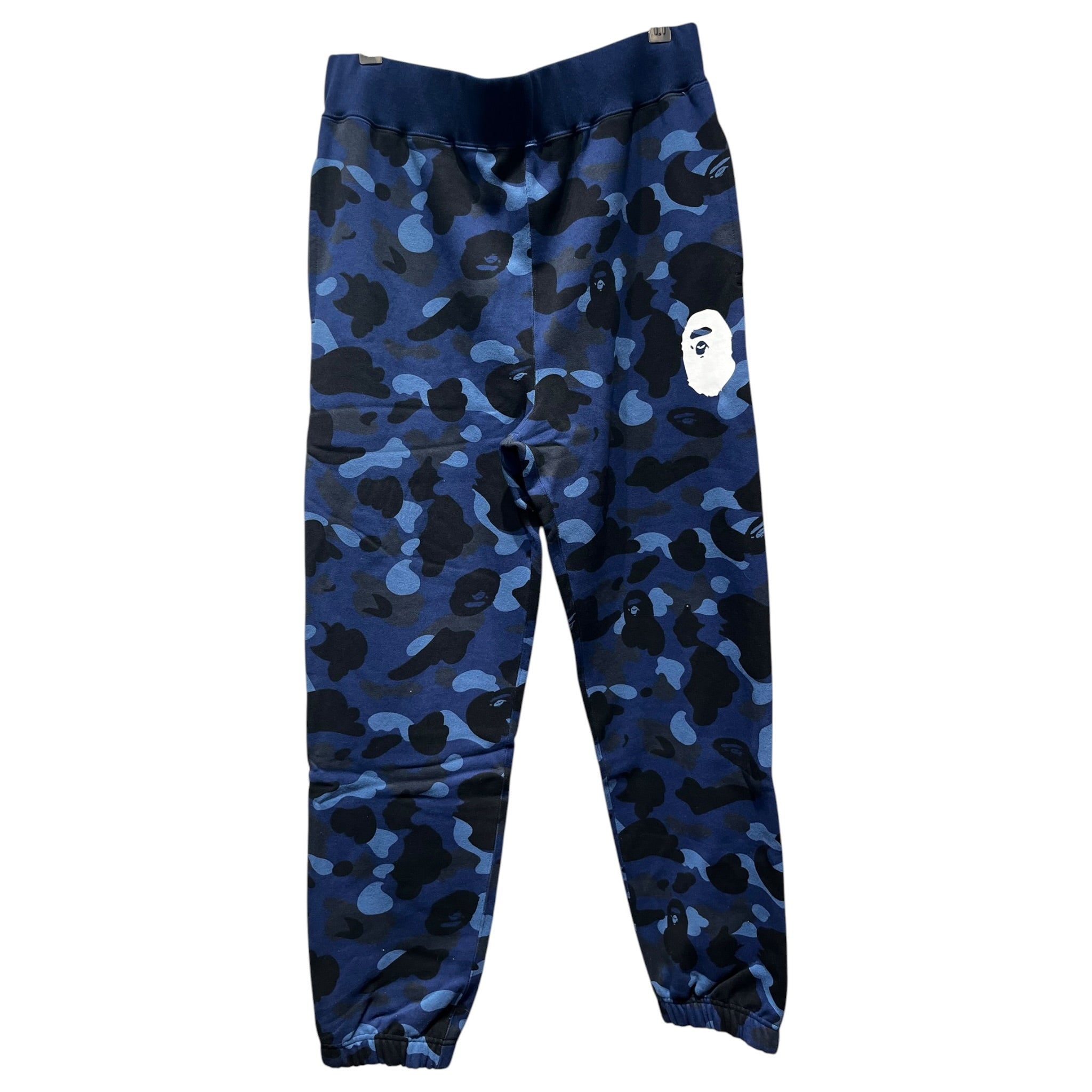 A BATHING APE/Pants/M/Cotton/NVY/Joggers/Camouflage/Ape Head Patch view 1
