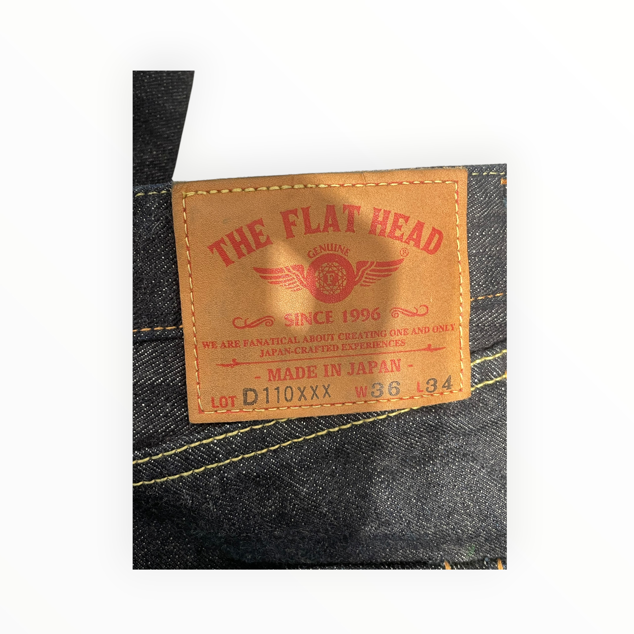 THE FLAT HEAD/Straight Pants/36/Denim/NVY/d110 view 3