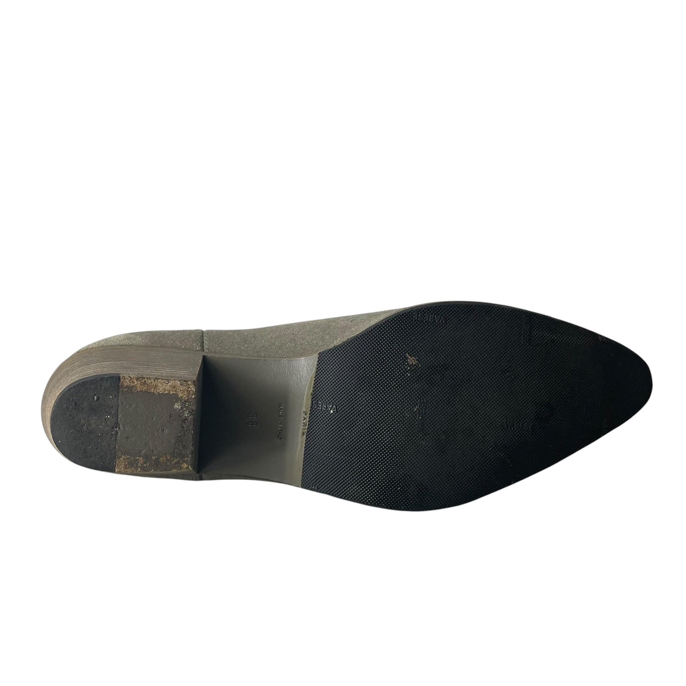 SAINT LAURENT/Chelsea Boots/EU 38/Suede/GRY/DY 328368 view 4