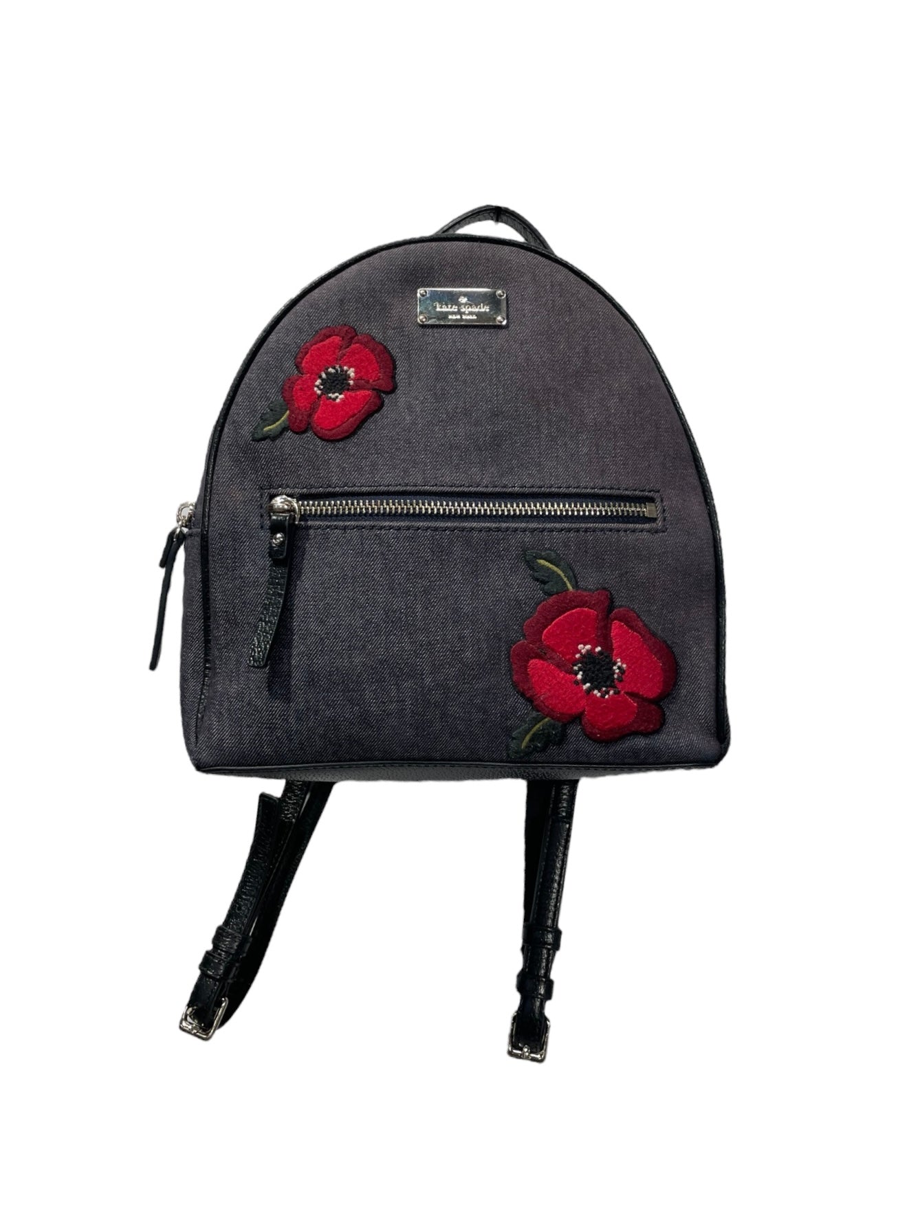 kate spade new york/Backpack/Floral Pattern/Leather/NVY/ view 1