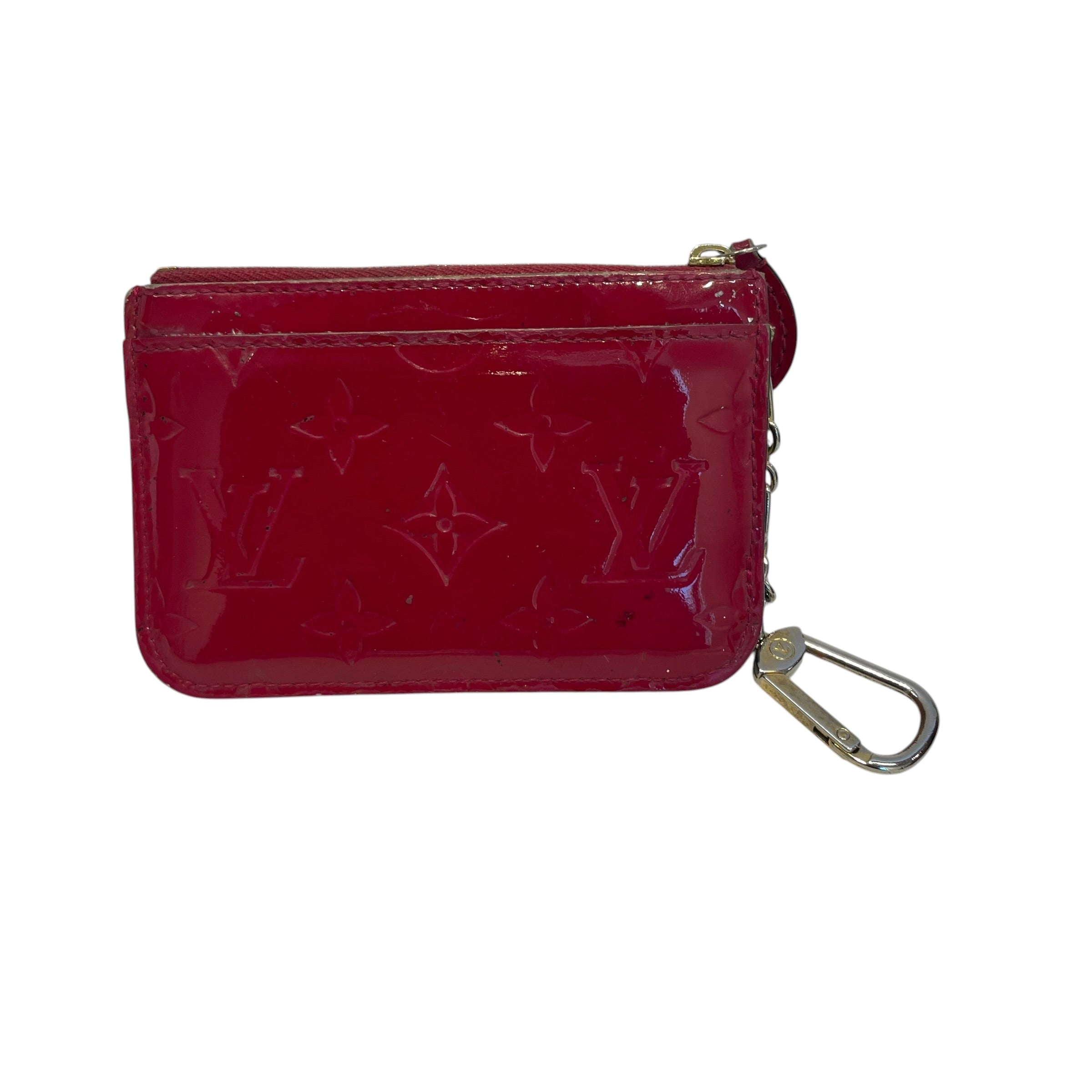 LOUIS VUITTON/Wallet/Monogram/RED/Patent Pochette view 2