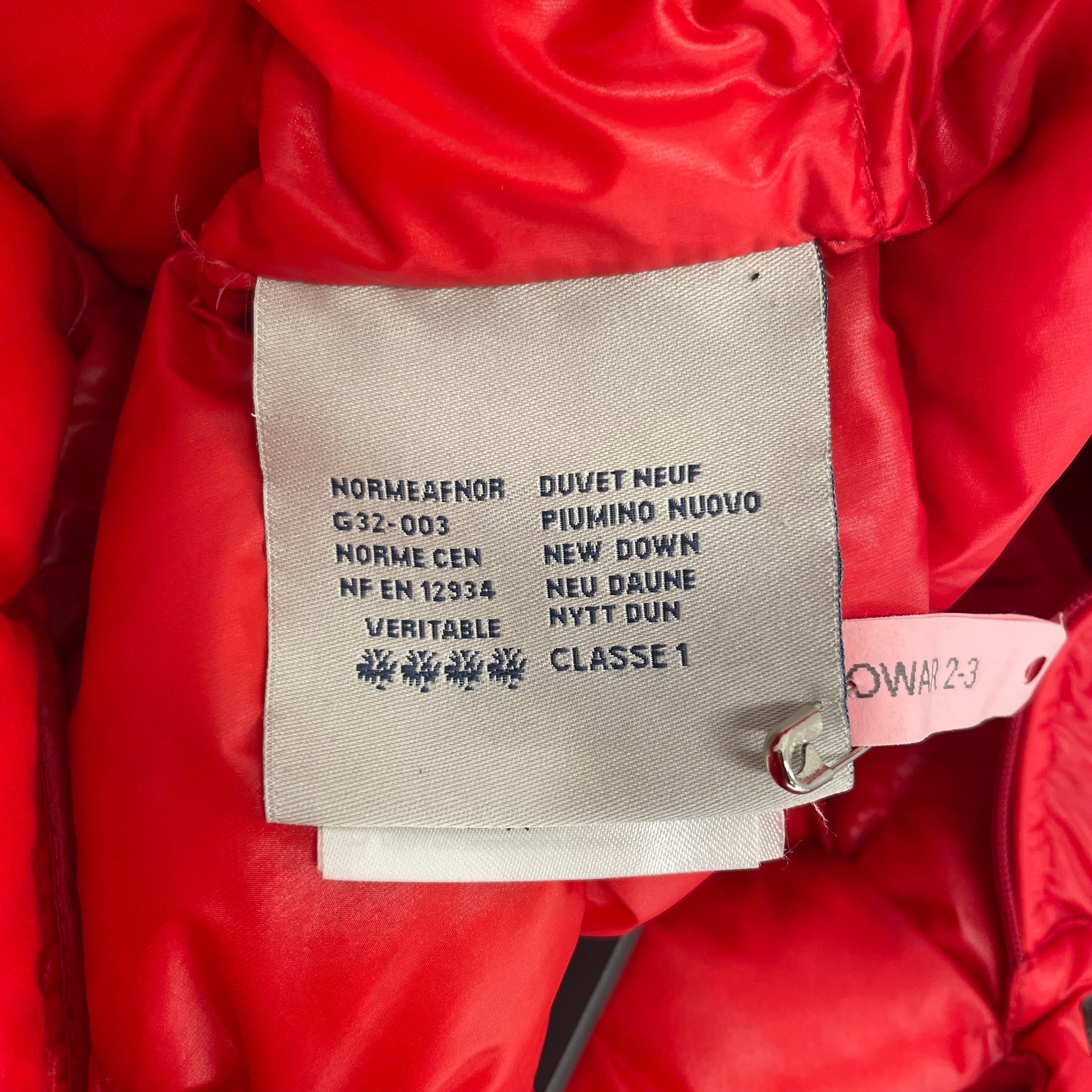MONCLER/Duffle Coat/Nylon/RED/ view 4