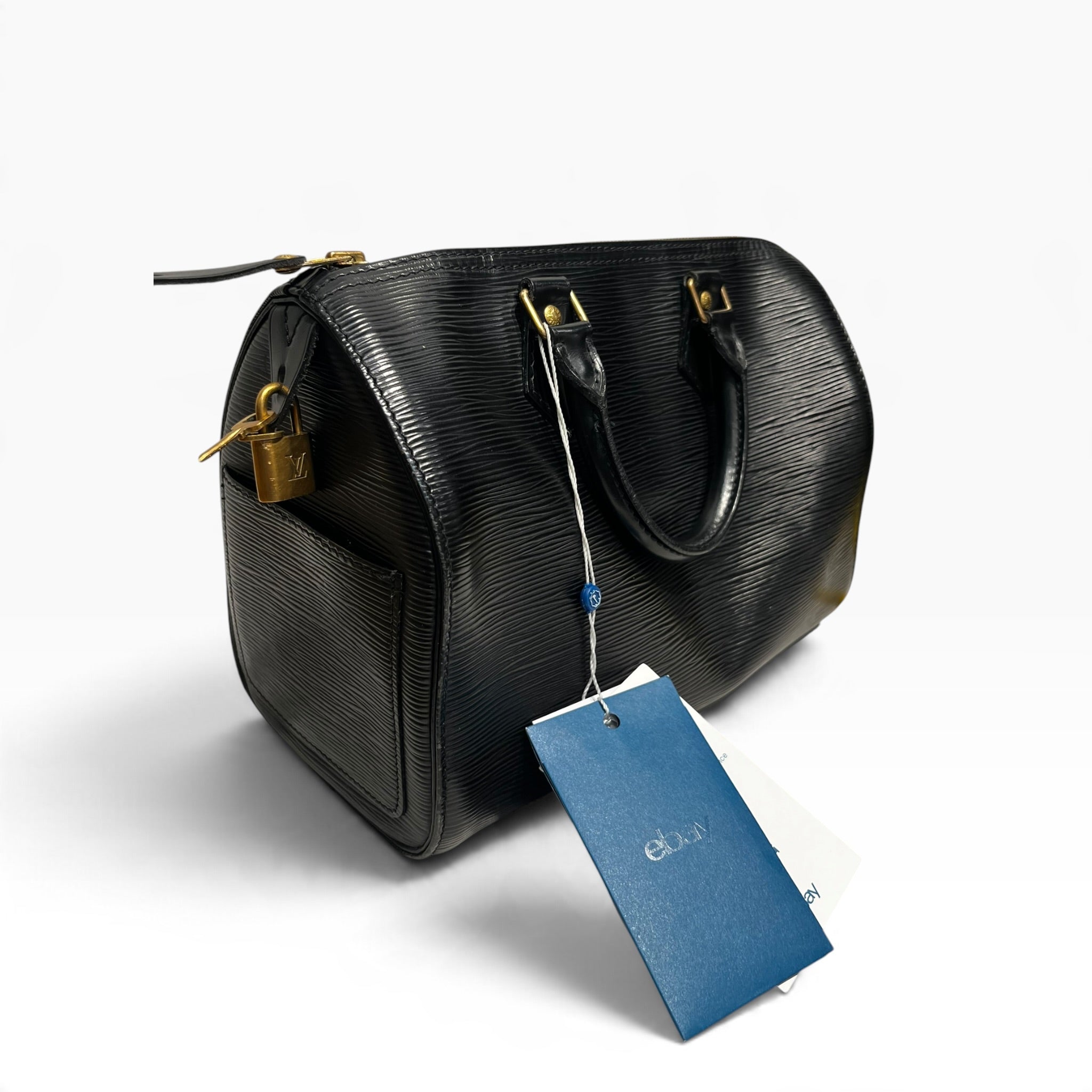 LOUIS VUITTON/Hand Bag/Leather/BLK/VI0942 view 6