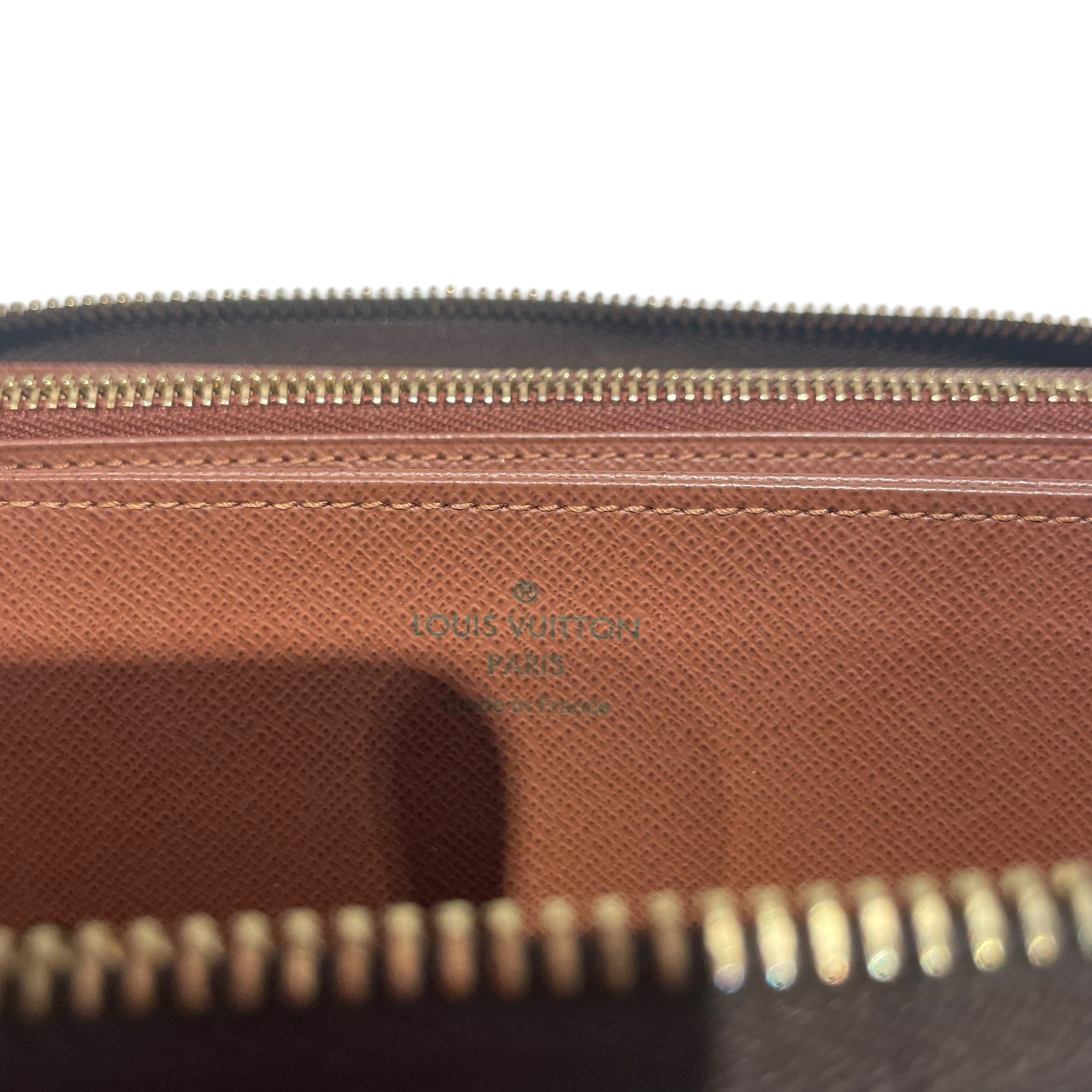 LOUIS VUITTON/Long Wallet/Monogram/Leather/BRW/L's/Zippy Wallet Long view 5