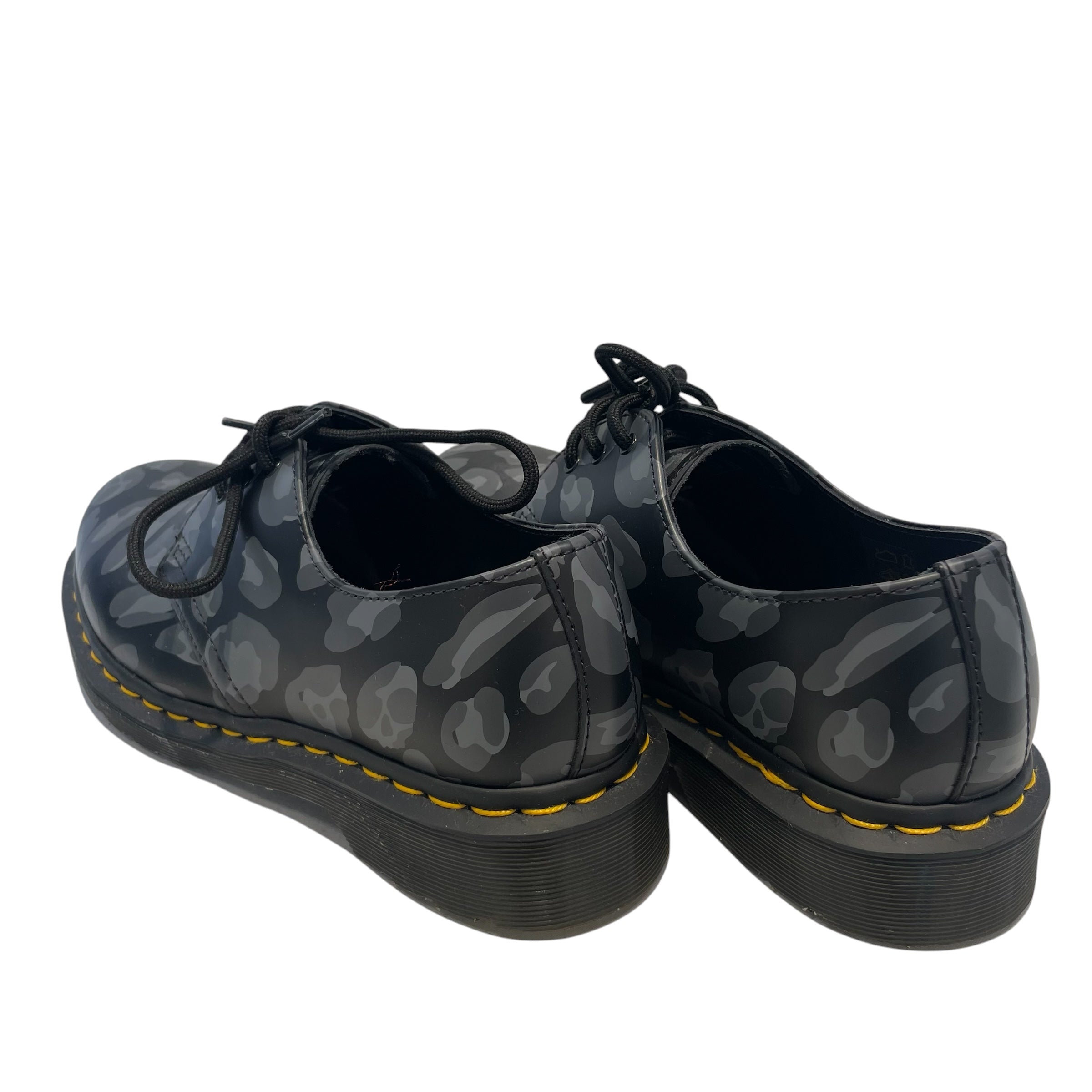 Dr.Martens/Deck Shoes/US 6/MLT/skulls/yel stich/blk laces view 2