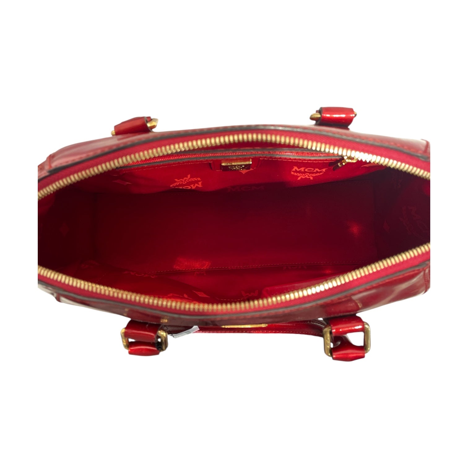 MCM/Hand Bag/Leather/RED/IVANA PATENT LEATHER R6095 view 4