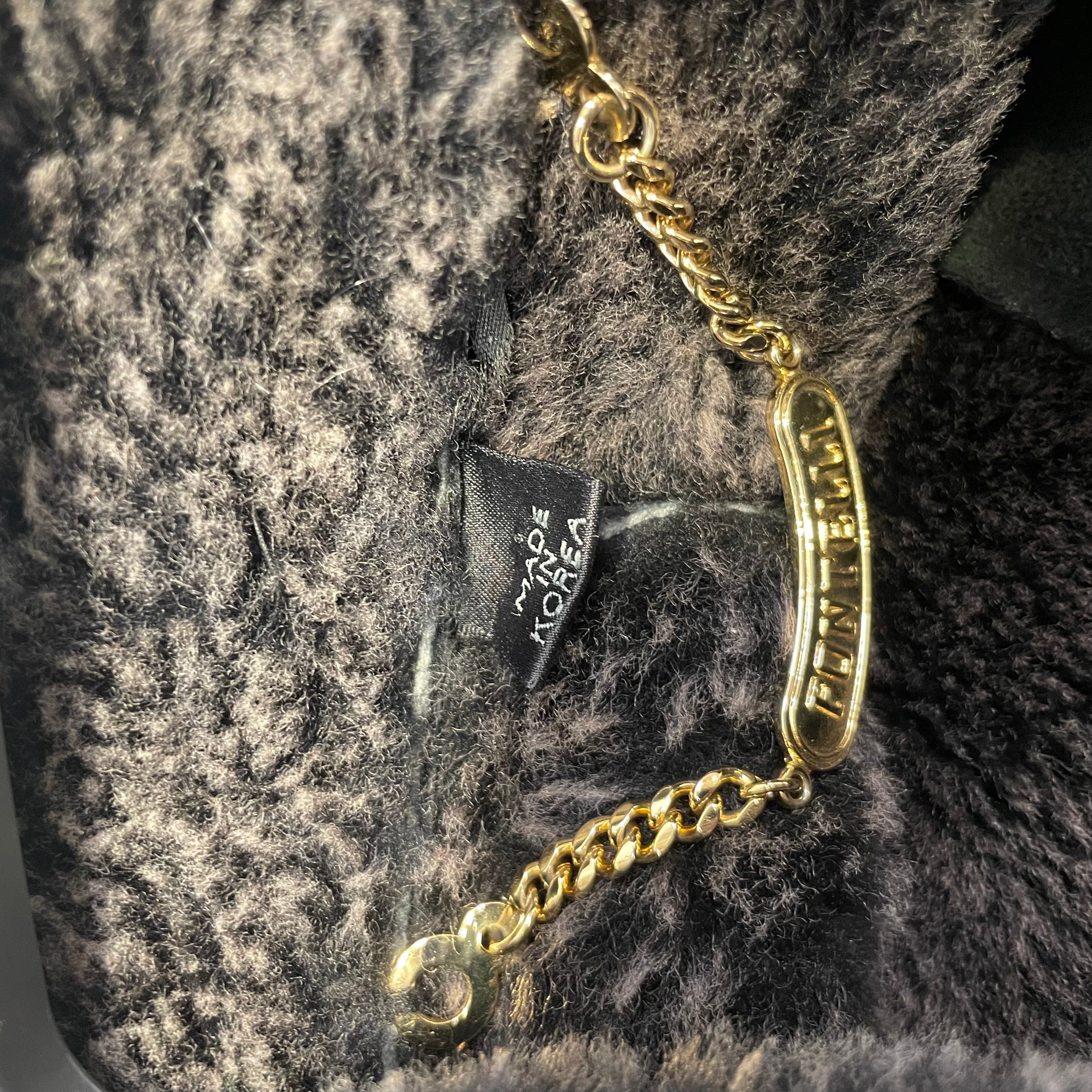 FONTELLI/Coat/66/Suede/BLK/LAMB SKIN FUR COLLAR/CUFFS view 3