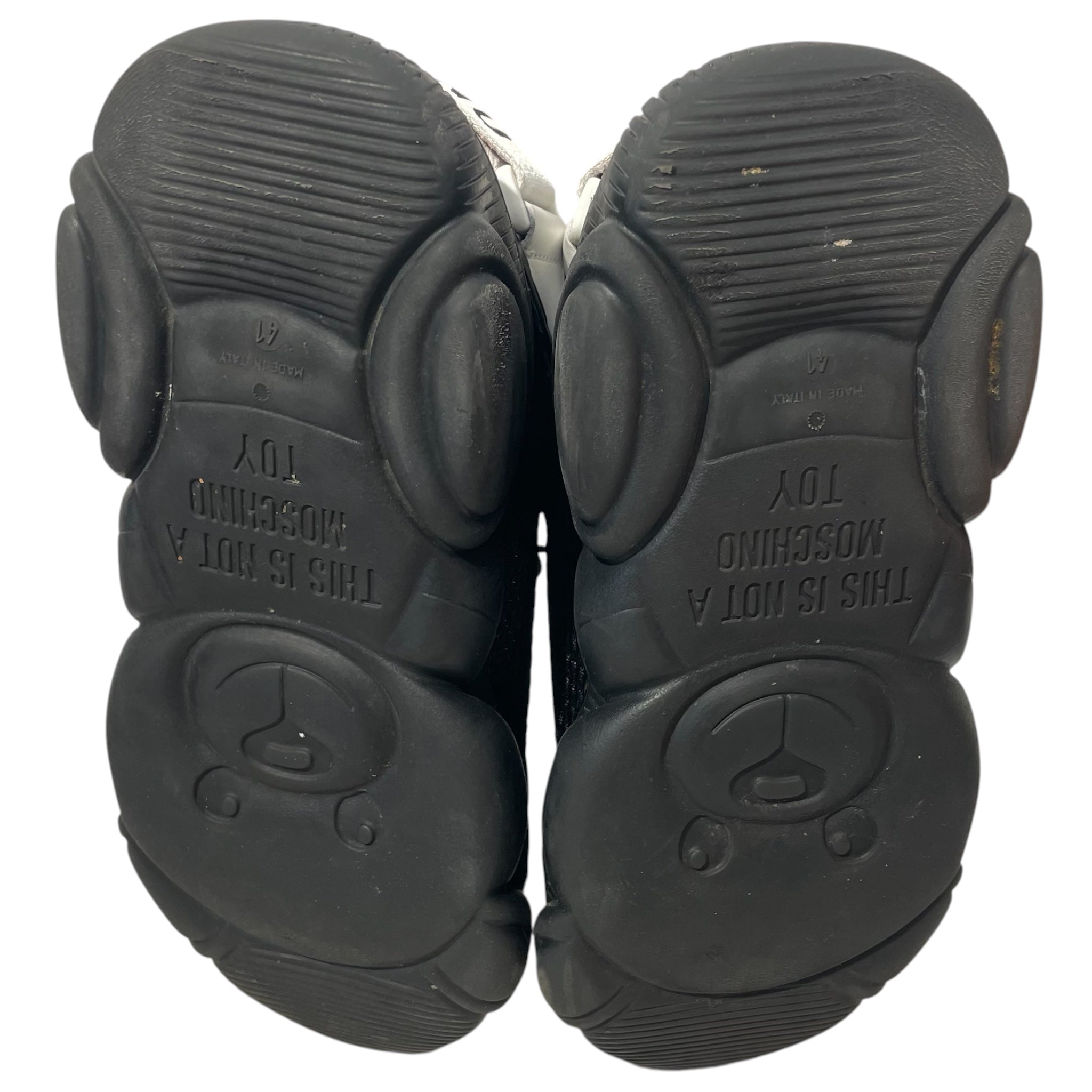 MOSCHINO/Low-Sneakers/EU 41/Cotton/BLK/ view 5