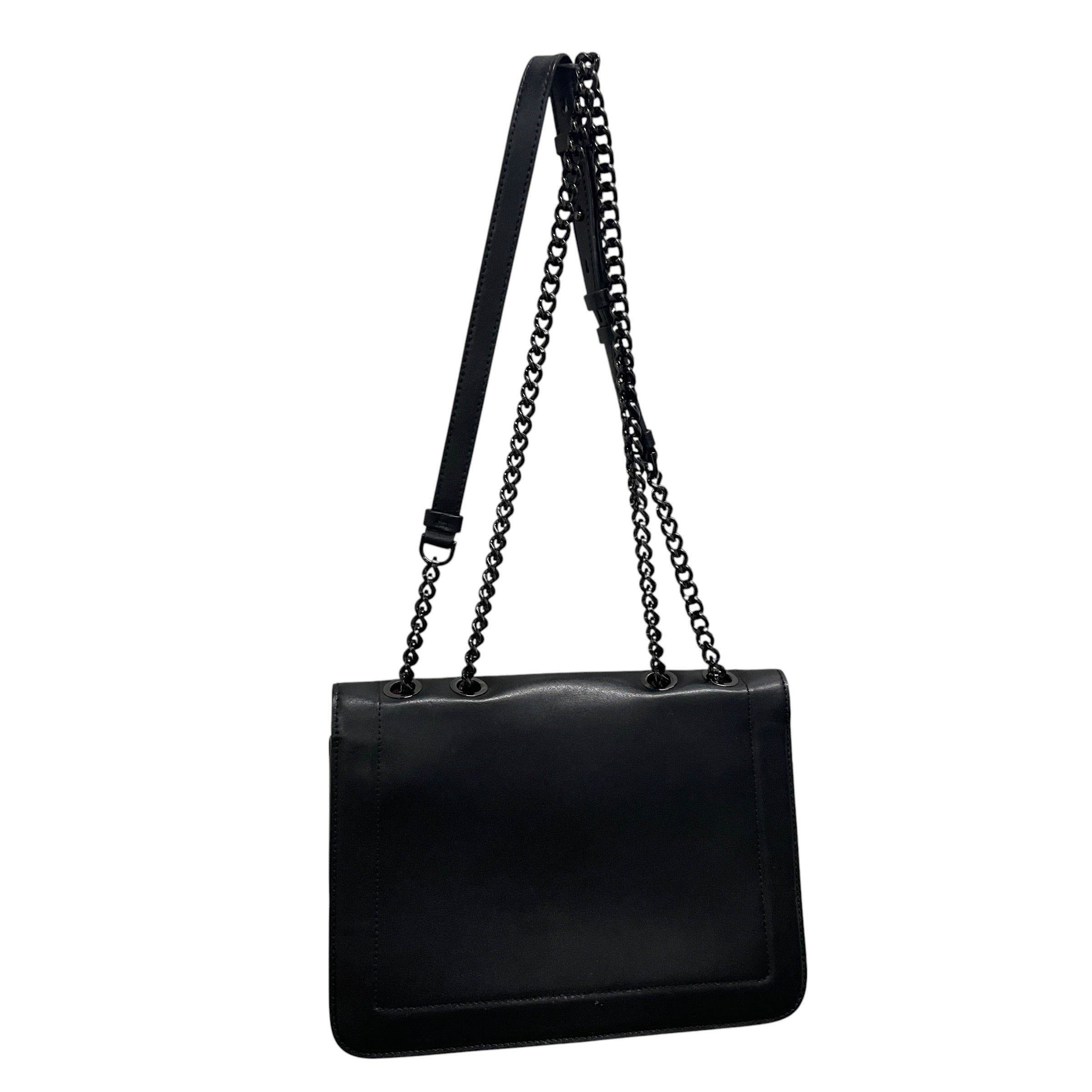 Salvatore Ferragamo/Cross Body Bag/Leather/BLK/ VARA/ BOW/ CHAIN STRAP view 2