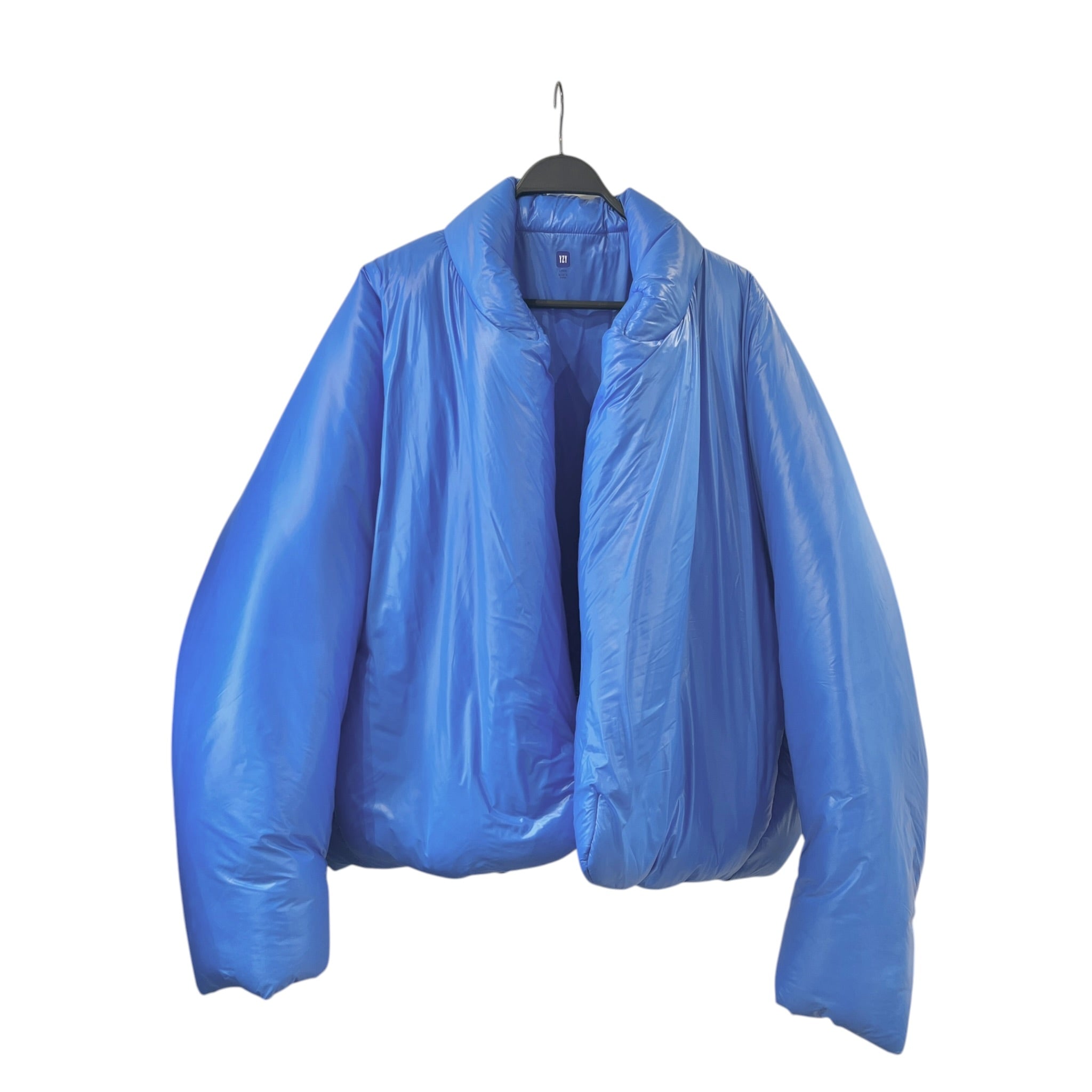 YEEZY/Puffer Jkt/L/Nylon/BLU/Blue Round Jacket view 1