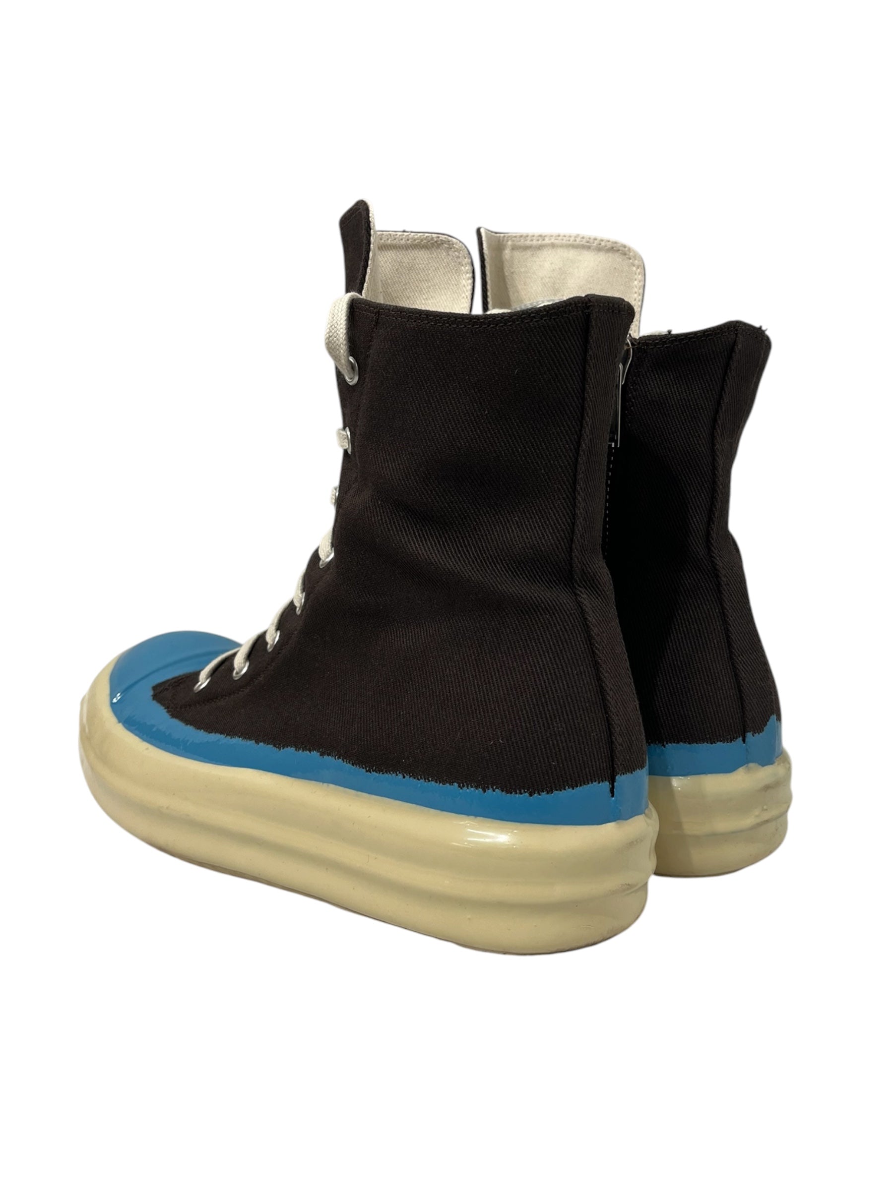 RICK OWENS DRKSHDW/Hi-Sneakers/US 12/BLK/DODP SNEAKERS BLK BLU view 2