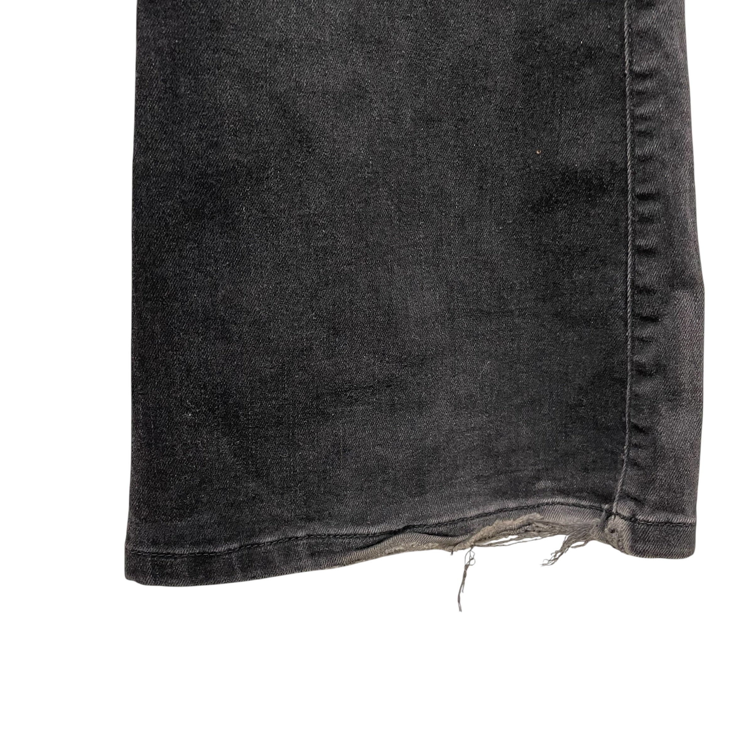 1017 ALYX 9SM(ALYX)/Bootcut Pants/28/Cotton/BLK/Low-rise/super flare circle zipper ring view 3