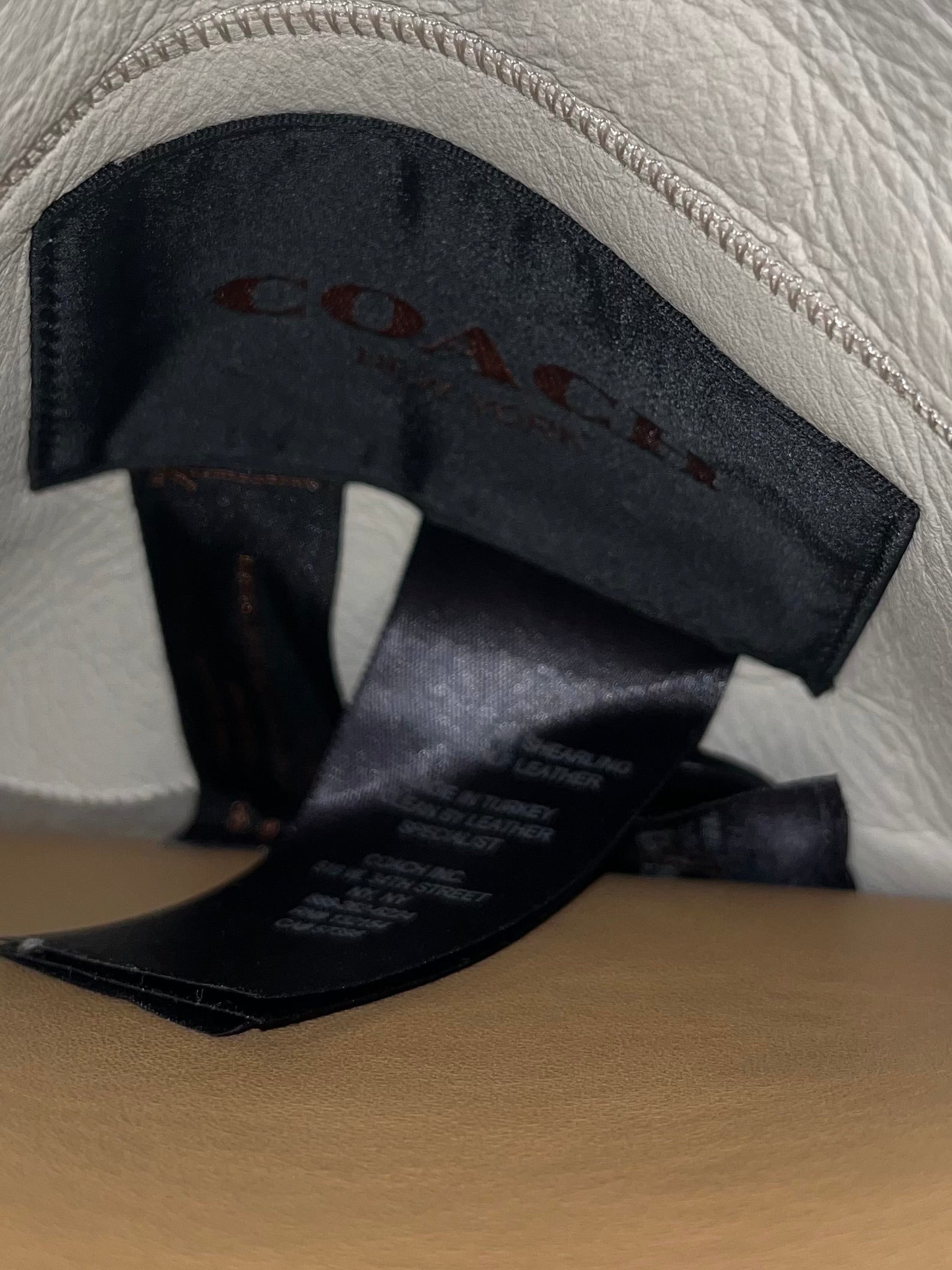 COACH/Vest/L/BEG/reverisble yak fur vest view 6