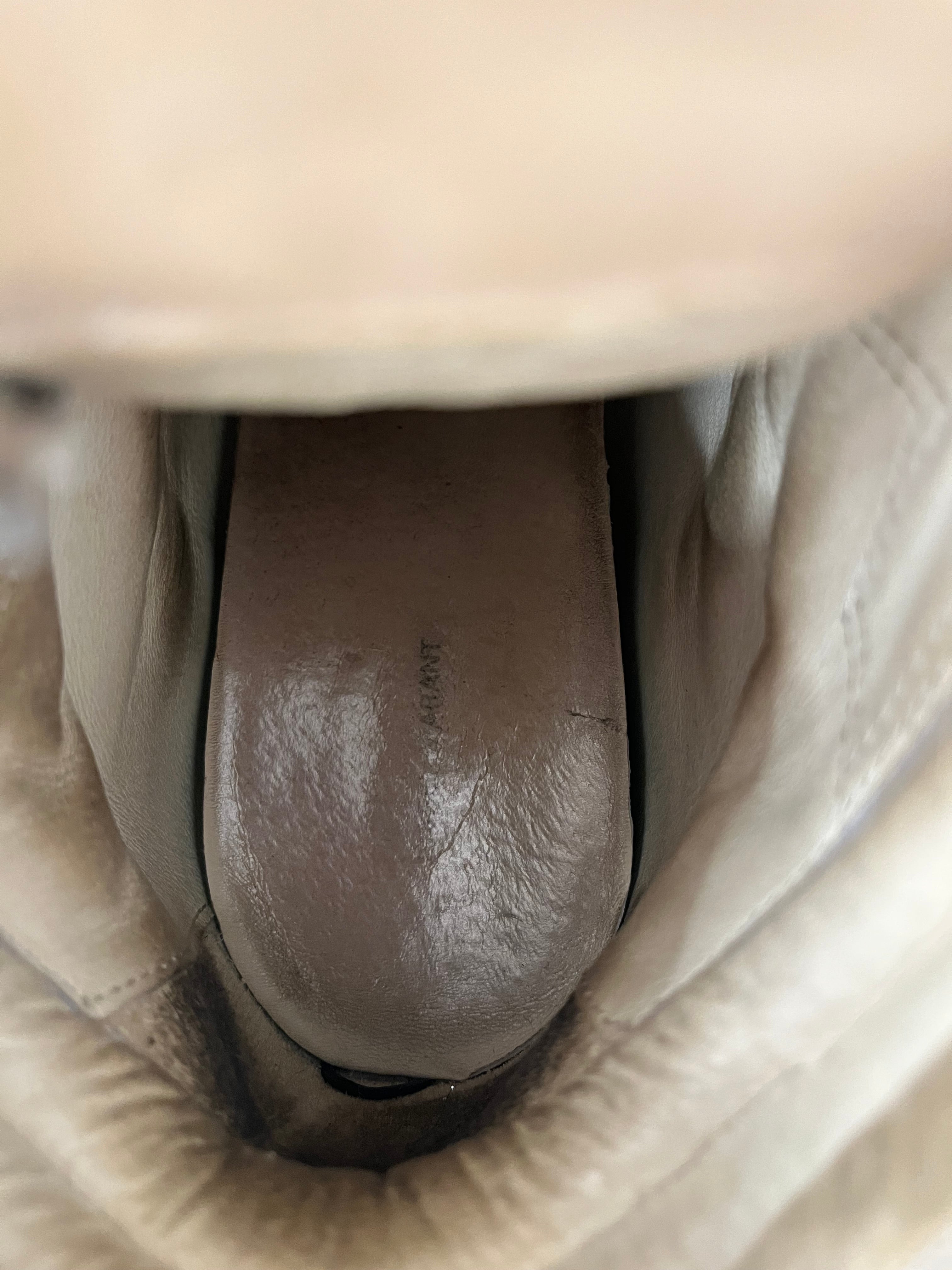 ISABEL MARANT/Hi-Sneakers/EU 40/Suede/BEG/BEKETT WEDGE SNEAKERS BEIGE view 3
