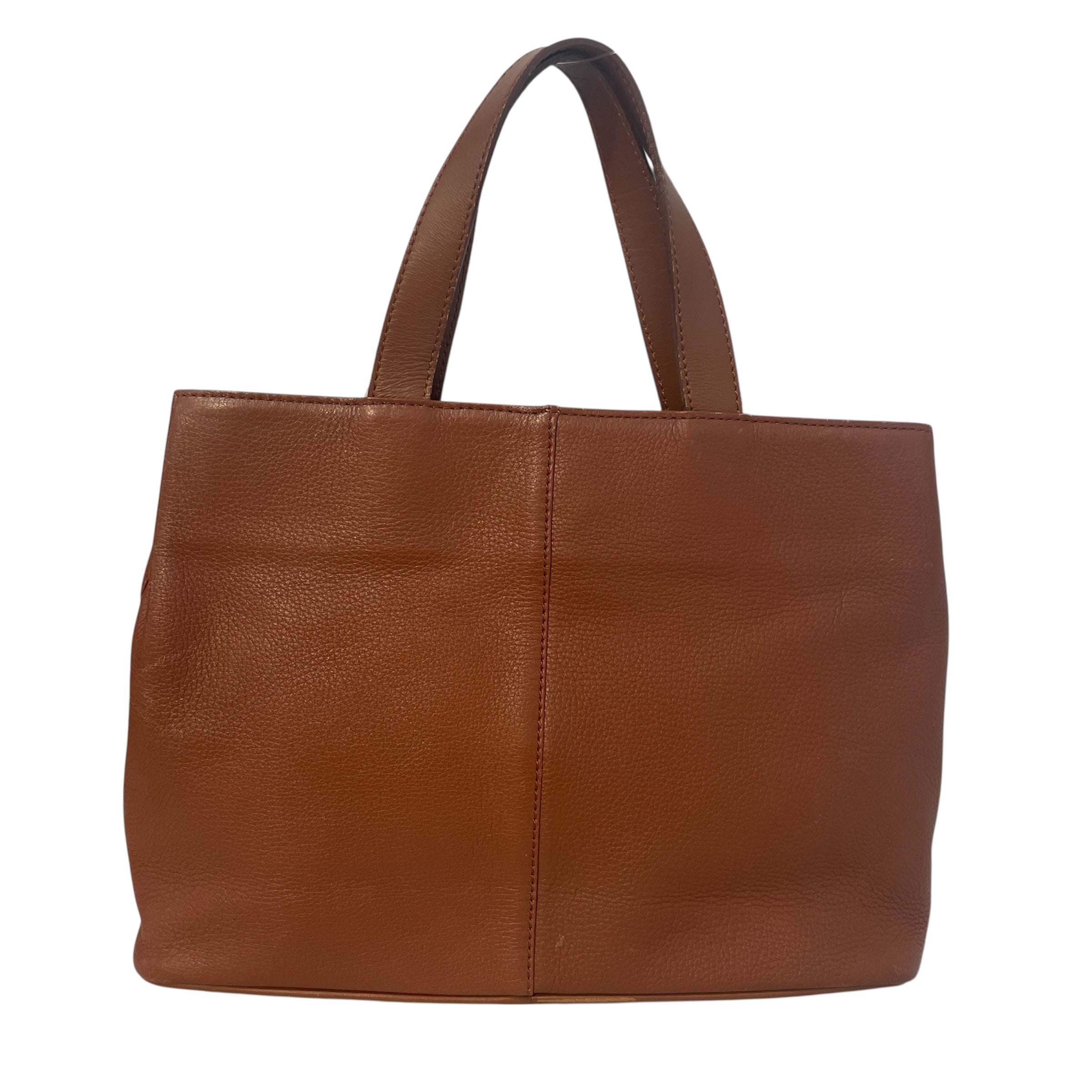 BURBERRYS/Hand Bag/Leather/CML/Gold Clasp Logo view 2