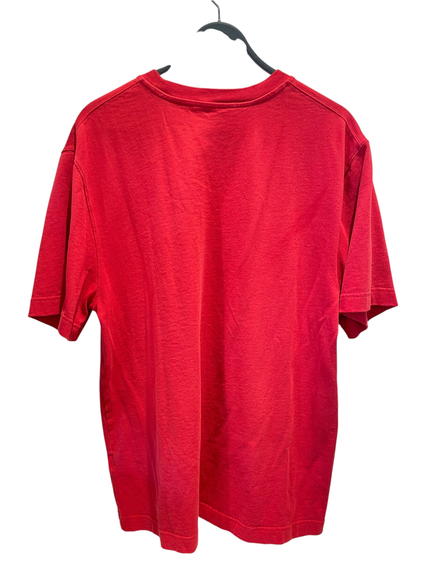 JACQUEMUS/T-Shirt/XL/Cotton/RED/EMBROIDED LOGO TEE view 2