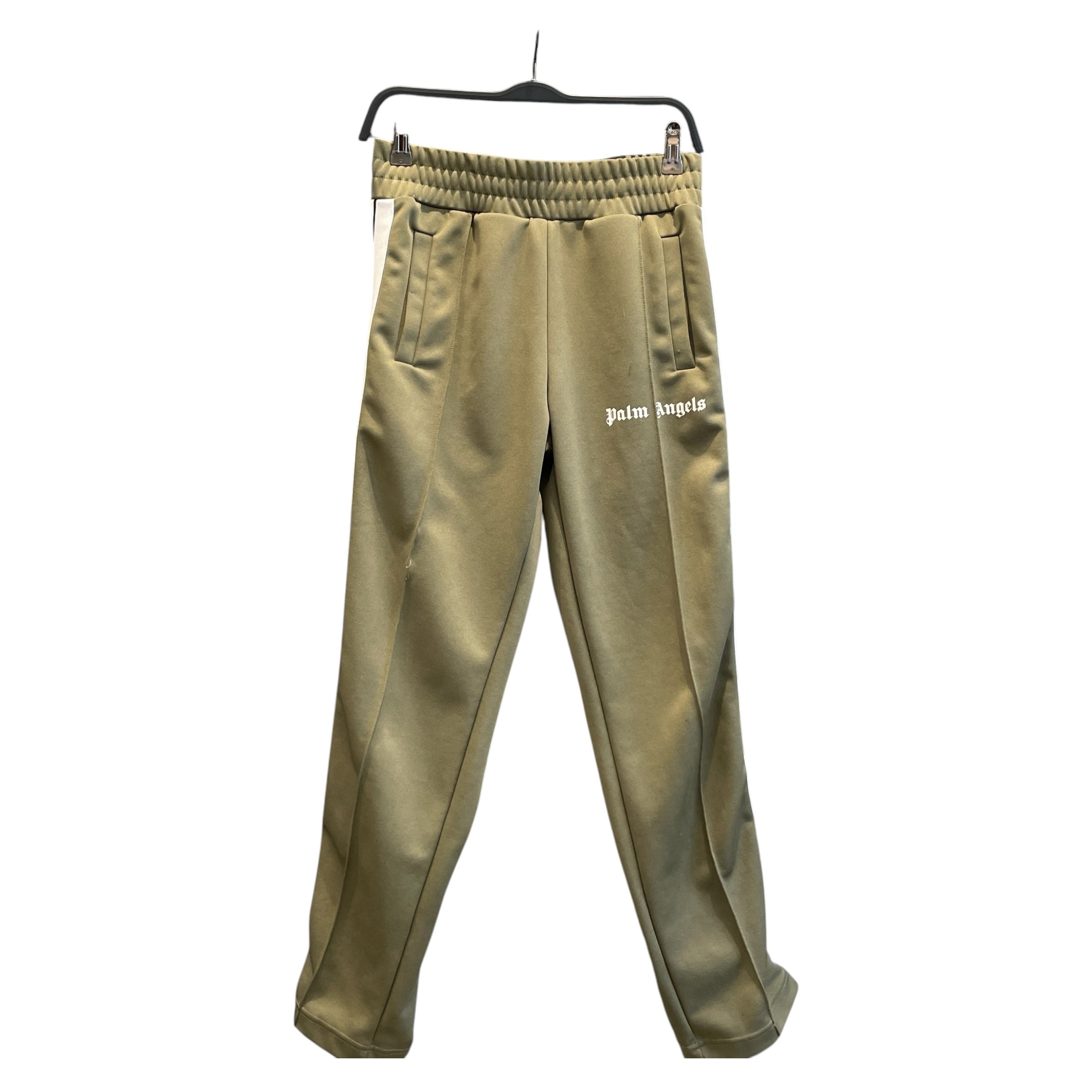 Palm Angels/Straight Pants/S/Cotton/GRN/PALM ANGELS TRACK PANTS view 1