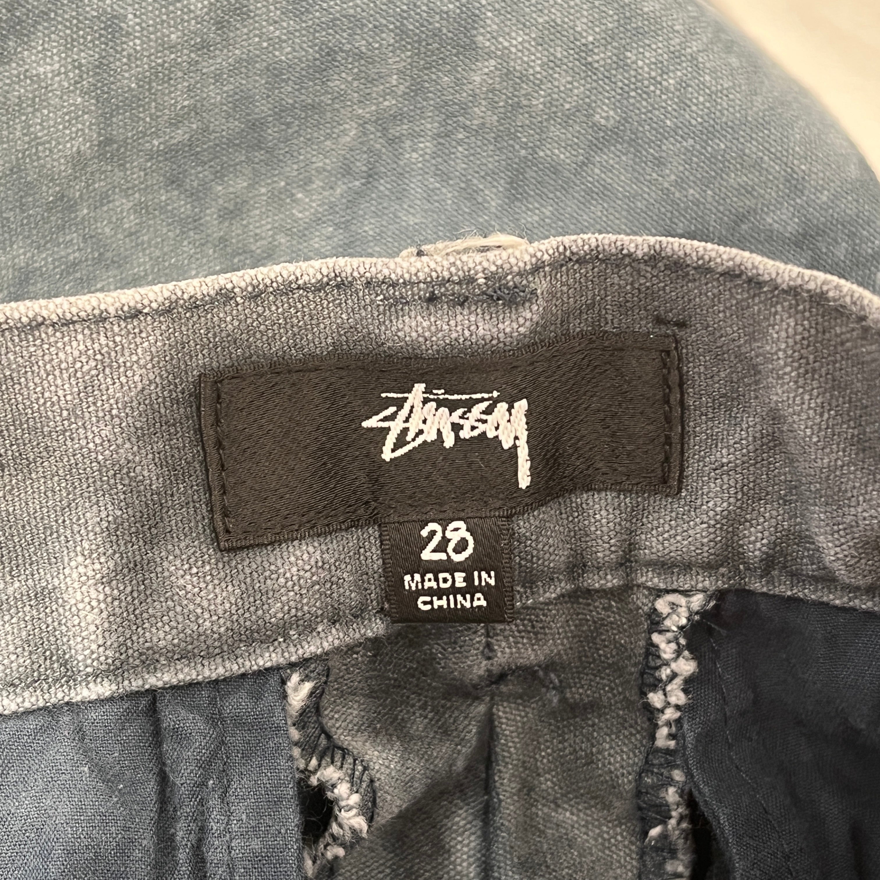 STUSSY/Bottoms/28/Denim/BLU/WASHED PANT view 3