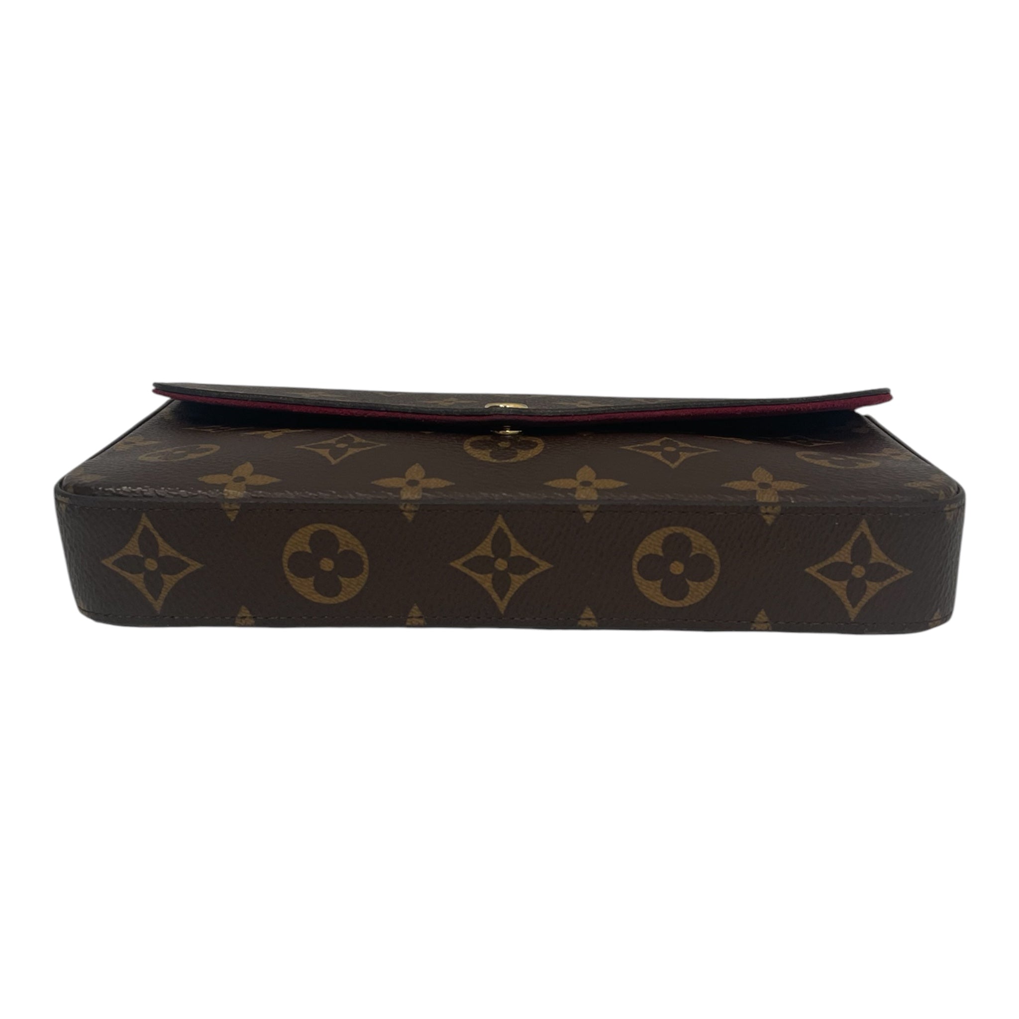 LOUIS VUITTON/Bag/Monogram/Leather/Brown/COMES WITH WALLET view 3