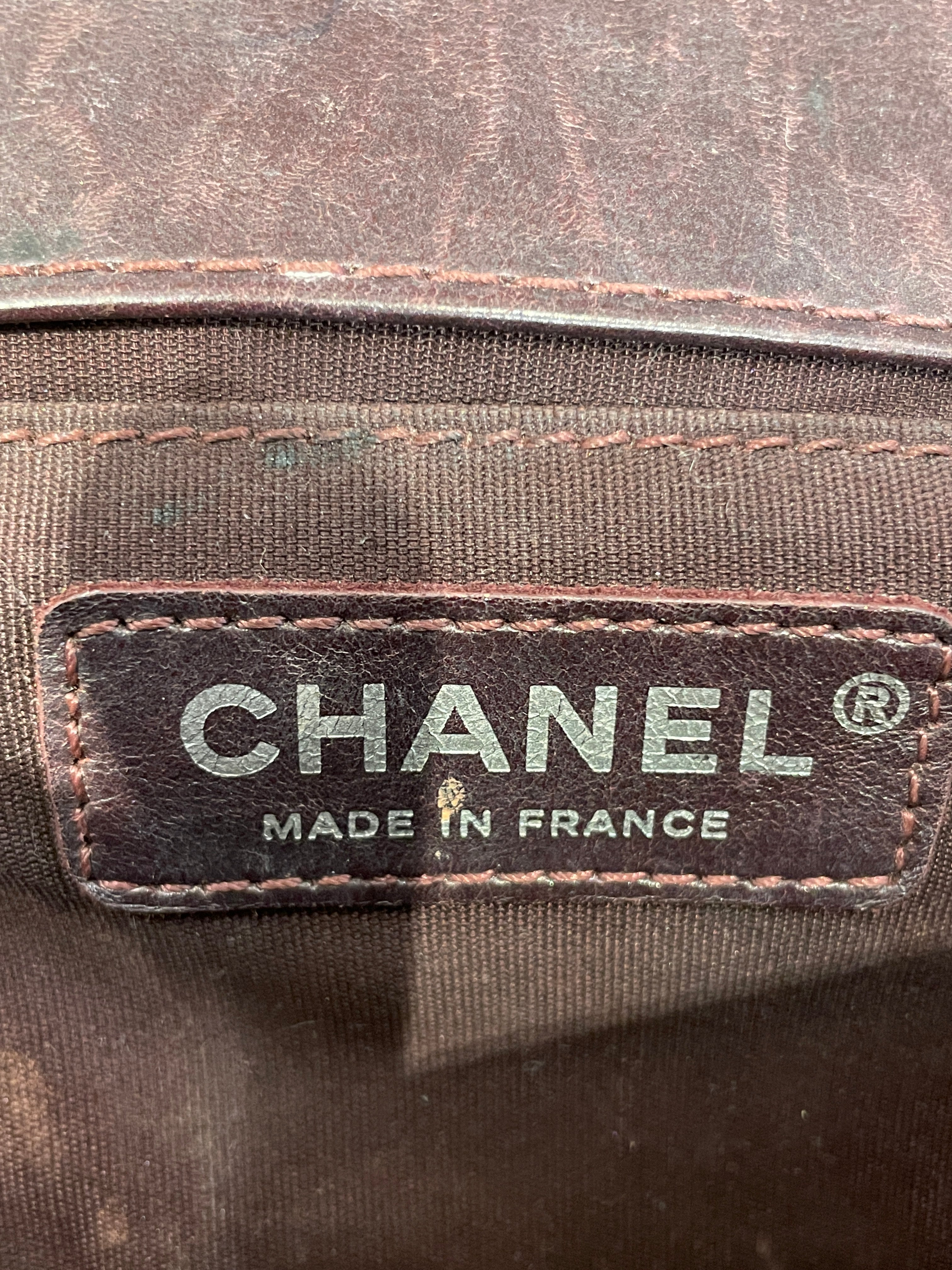 CHANEL/Hand Bag/Leather/BRD/Quilted Boy Handle view 3