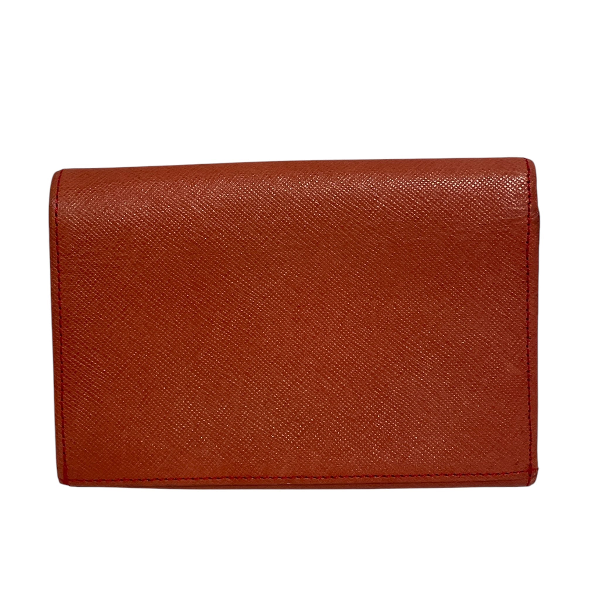 GIVENCHY/Wallet/Leather/RED/gold corner hardware view 2