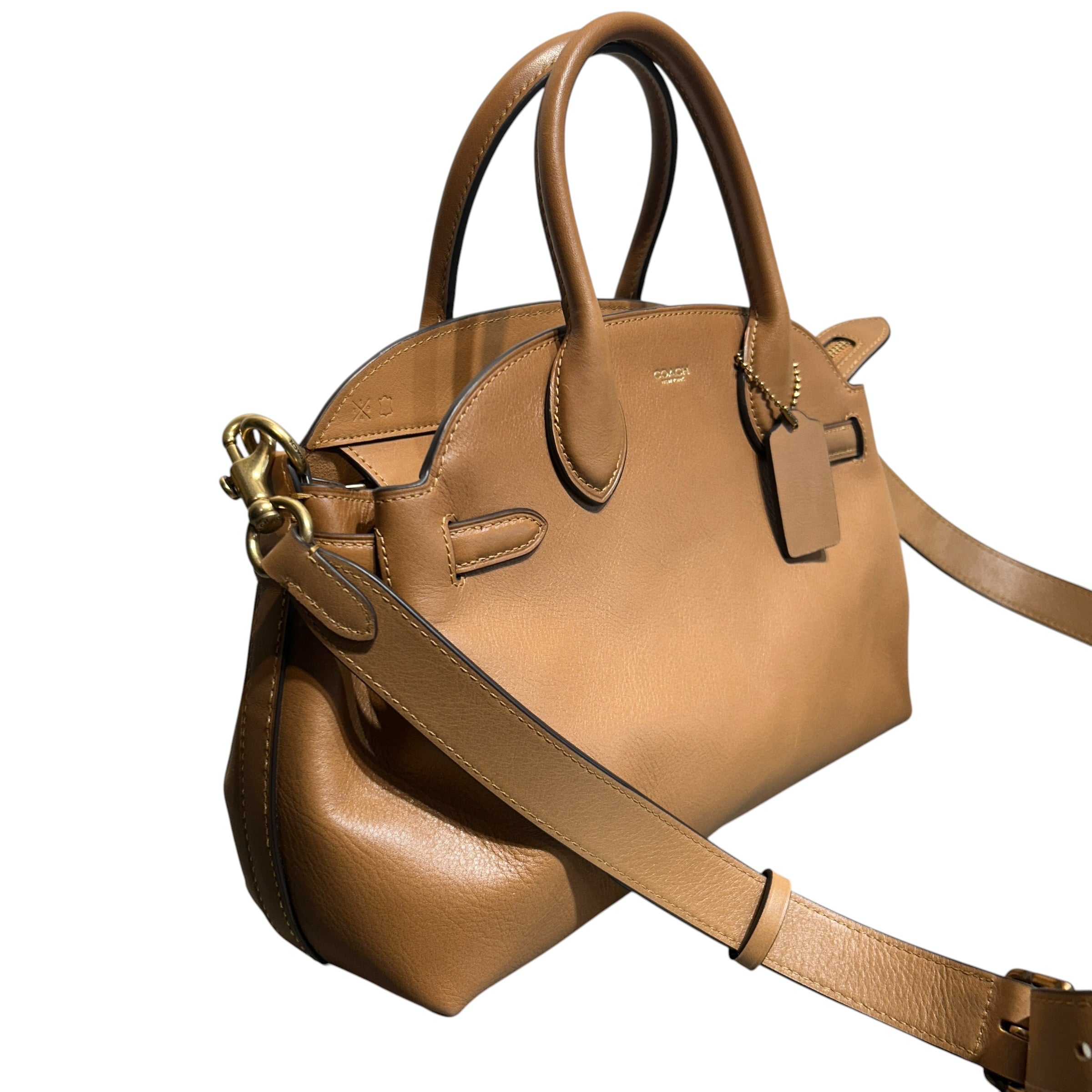 COACH/Bag/Leather/BEG/caryall 28 view 6