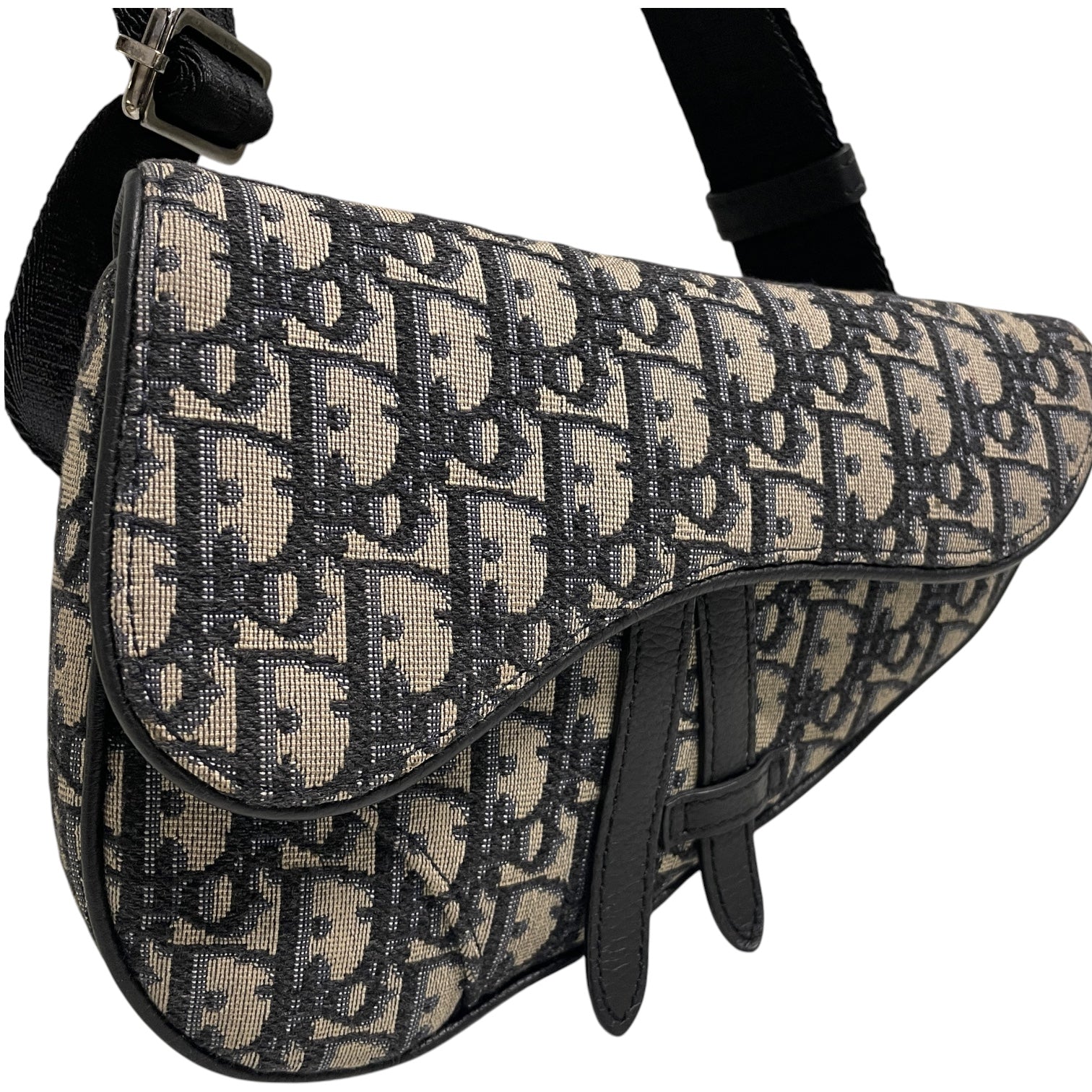 Christian Dior/Cross Body Bag/Monogram/Cotton/BEG/M6DTWJ6/NAVY MONOGRAM view 5