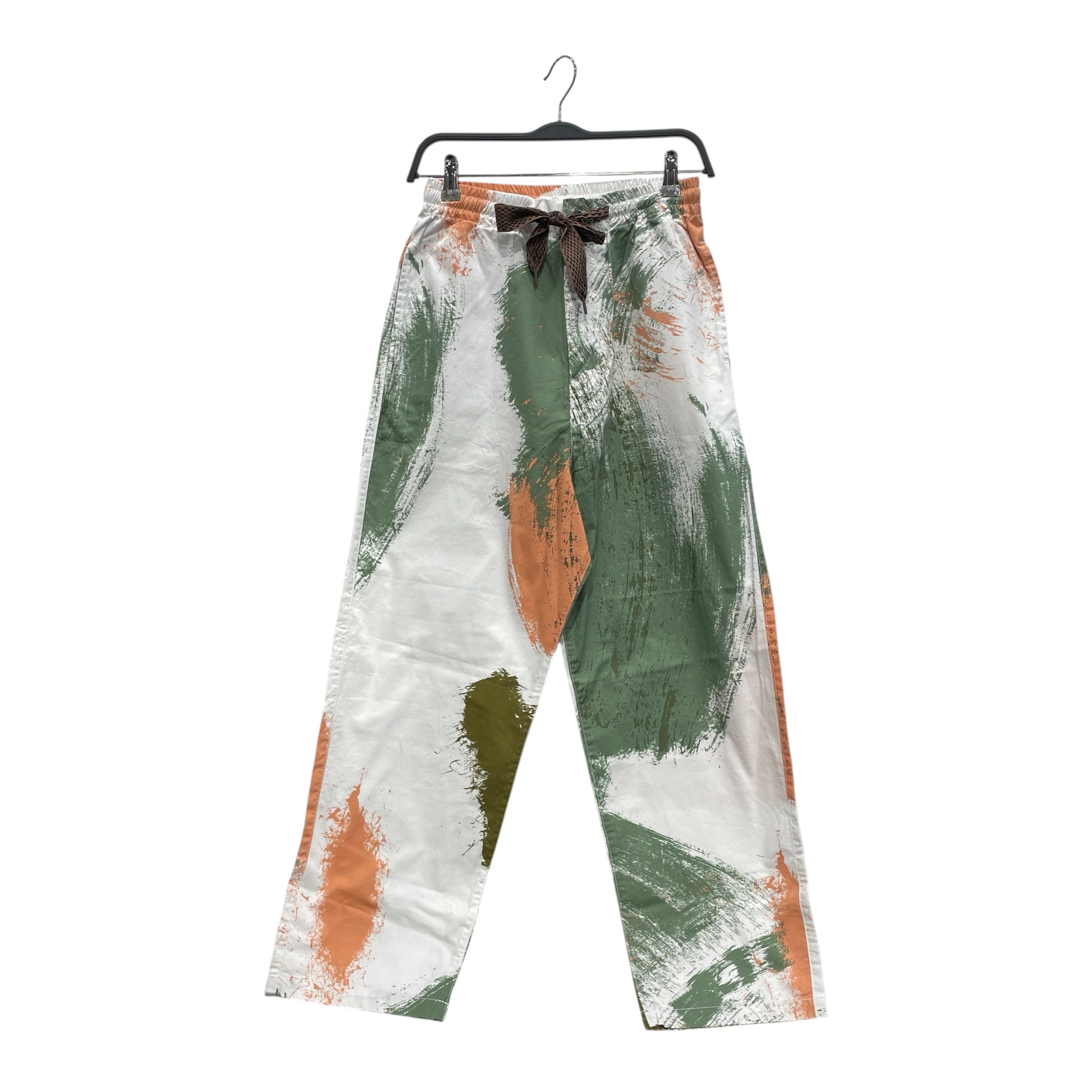 KAPITAL/Pants/1/Cotton/MLT/All Over Print/PAINT STROKES ORNG/GRN view 1