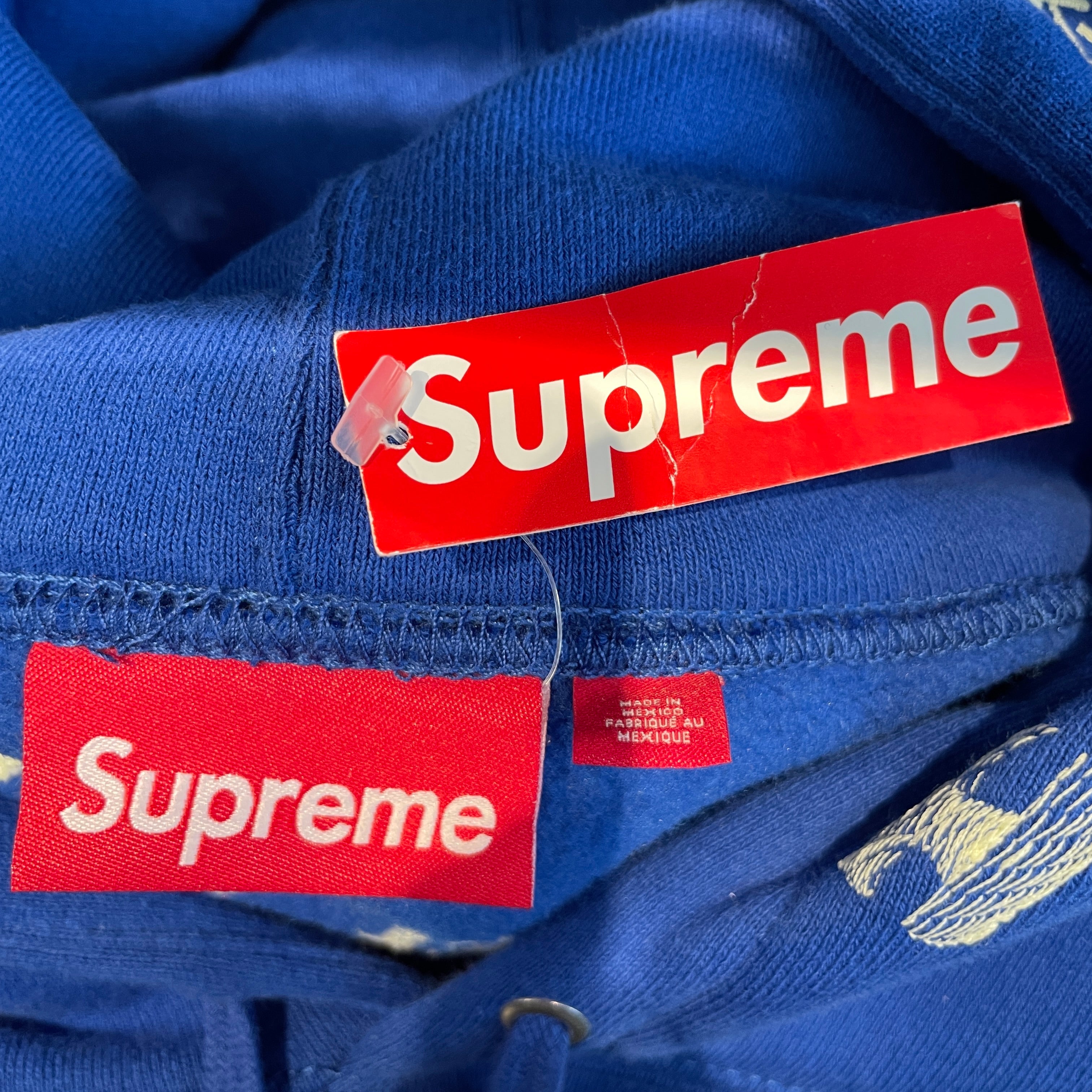 Supreme/Hoodie/L/Cotton/BLU/TOO DEADLY SUPREME HOODIE view 3