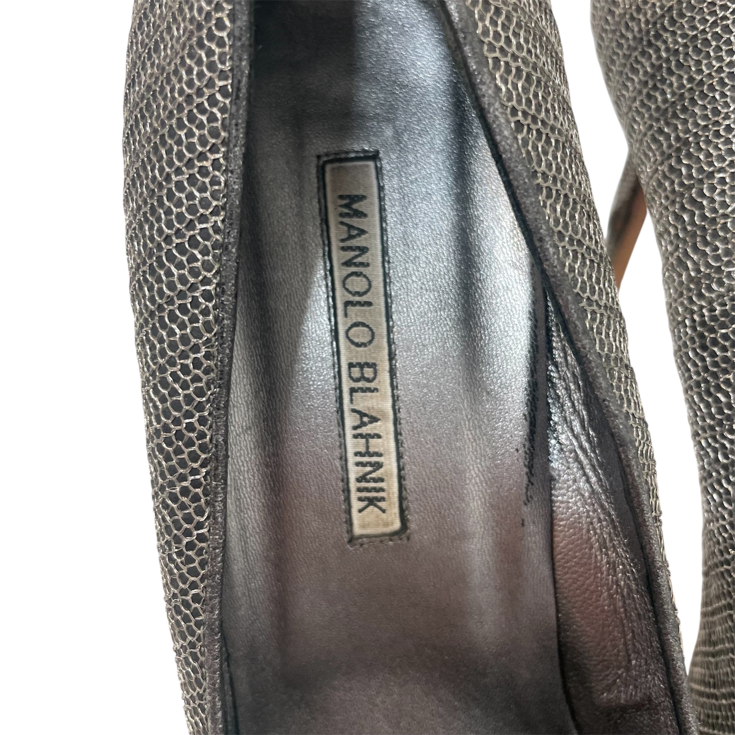 MANOLO BLAHNIK/Heels/EU 42/SLV/ view 3