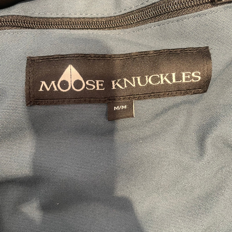 MOOSE KNUCKLES/Coat/M/Nylon/BLU/STIRLING POCKET PARKA