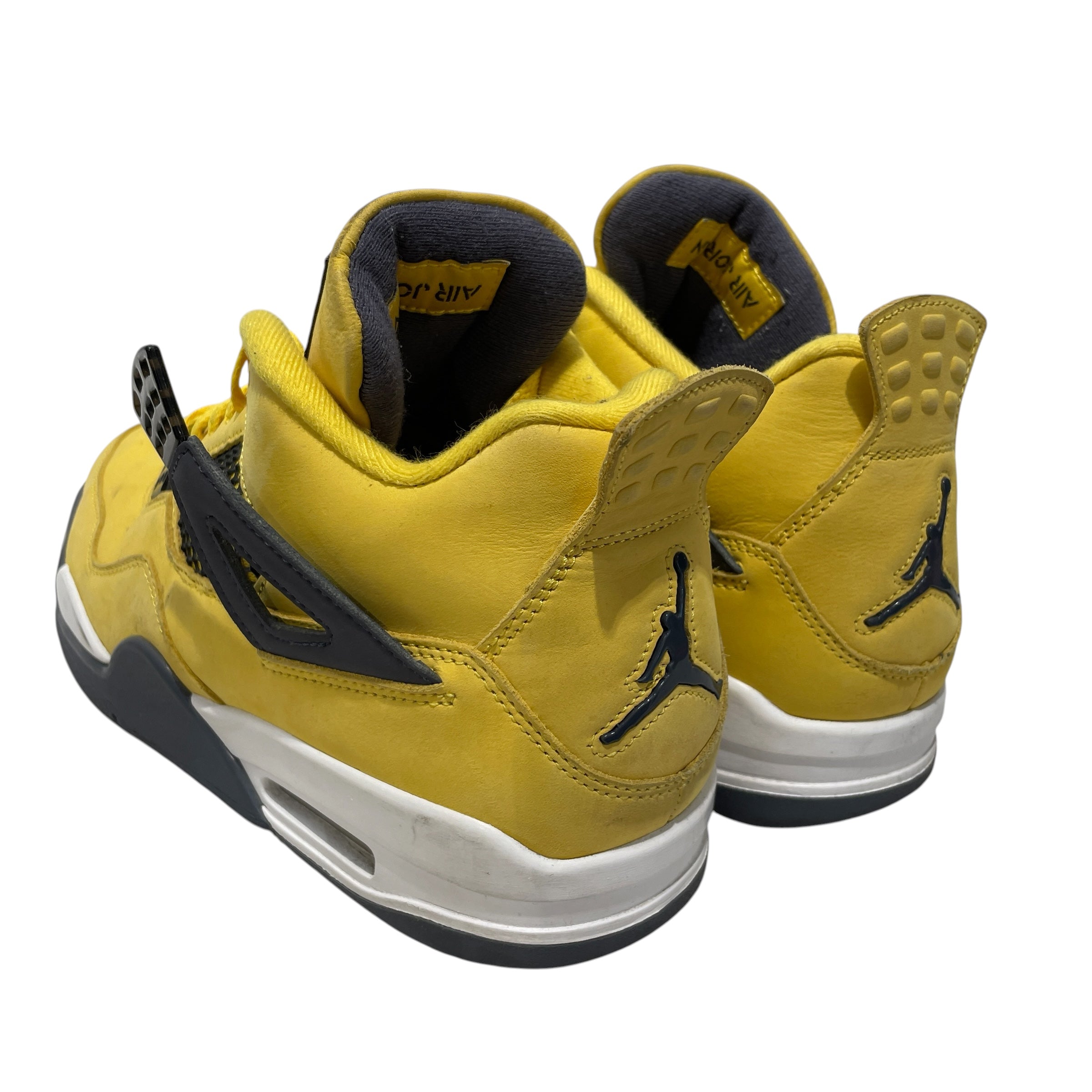 JORDAN BRAND/Low-Sneakers/US 9.5/Leather/YEL/AIR JORDAN 4 RETRO LIGHTNING Y view 2