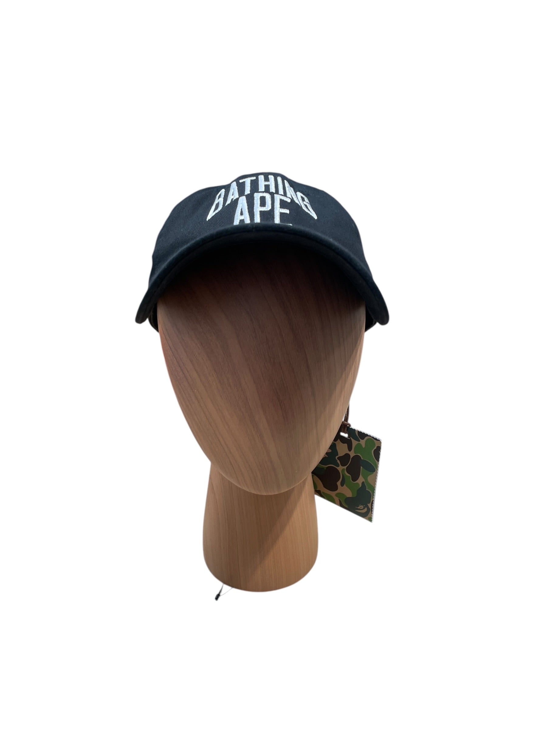 A BATHING APE/Trucker Cap/OS/Cotton/BLK/M's/New Era 9TWENTY NYC logo view 1