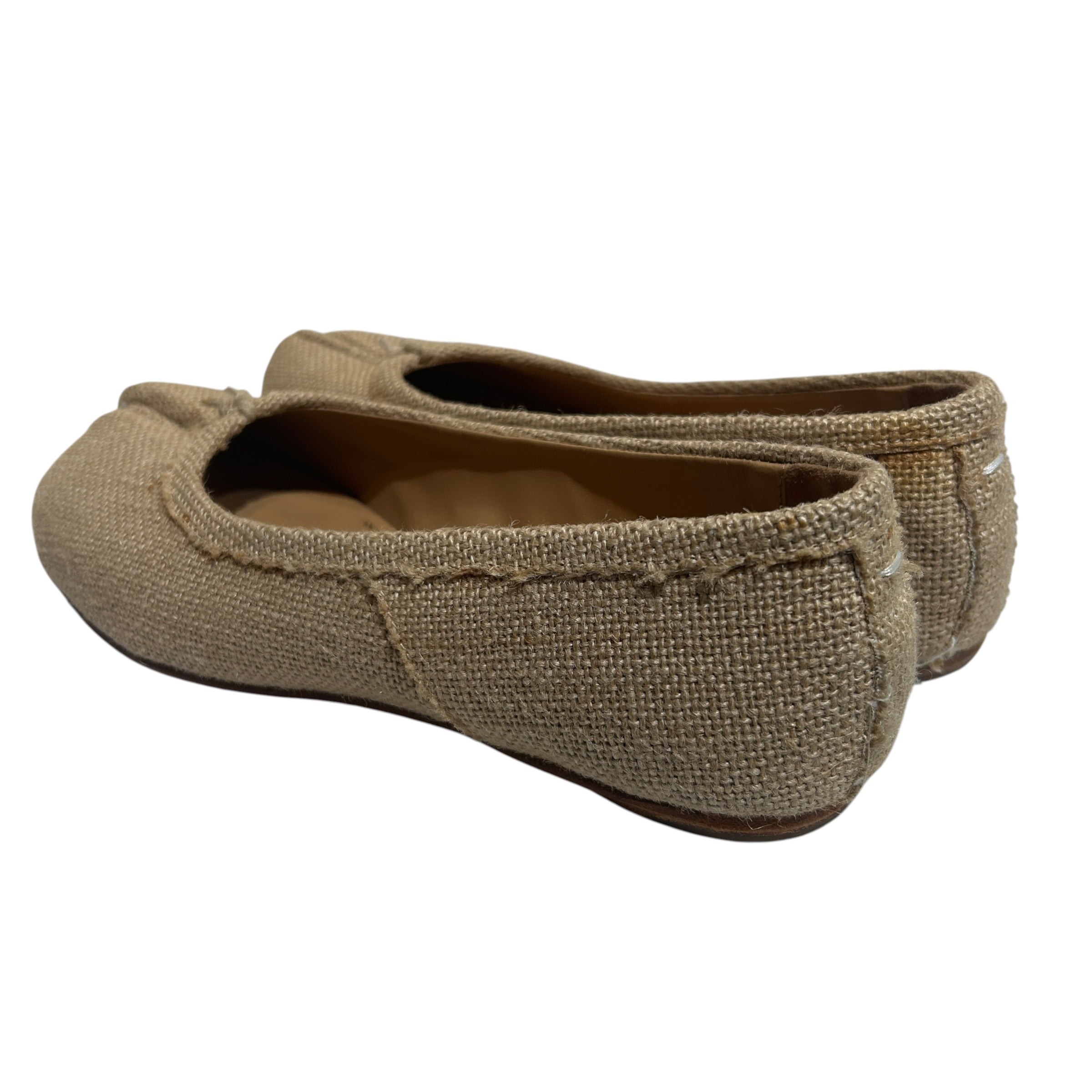 Maison Margiela/Flat Shoes/US 6/Tweed/BEG/Tabi Tweed Flats view 2