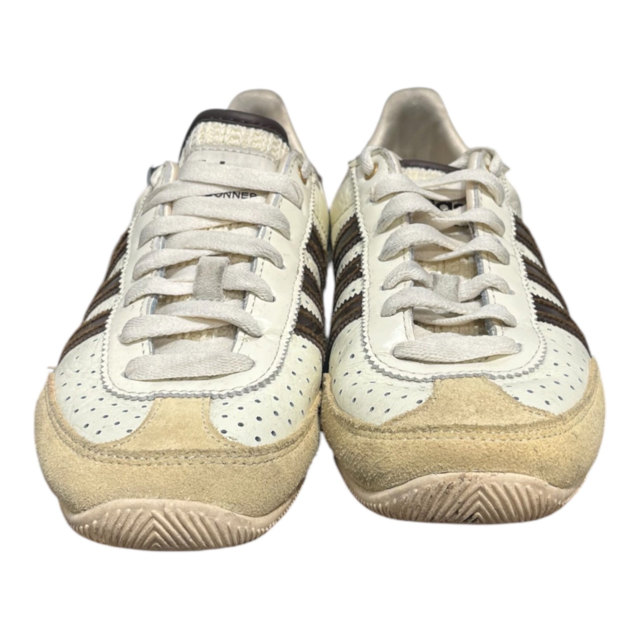 adidas/WALES BONNER/Low-Sneakers/US 5/Leather/CRM/JAPAN 'CRM WHT BRWN view 2
