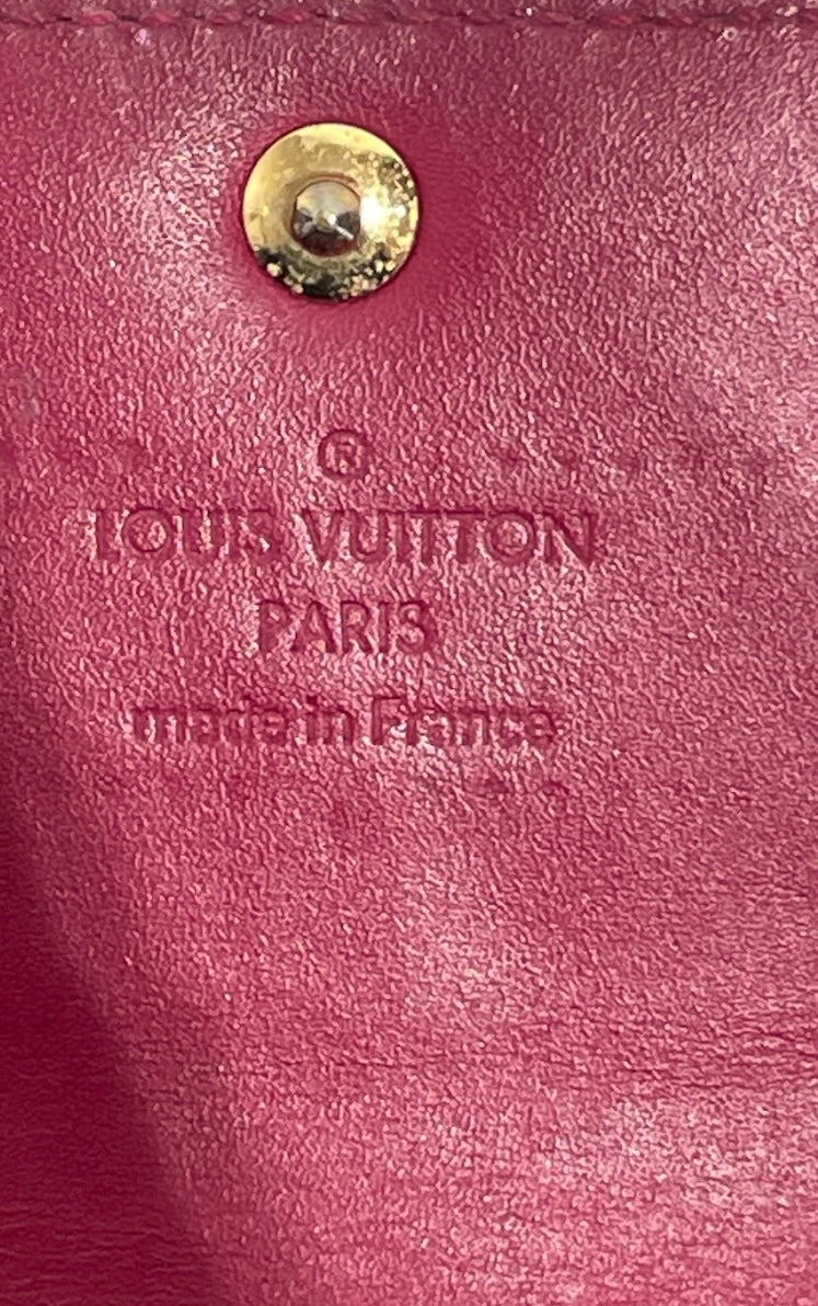 LOUIS VUITTON/Long Wallet/Monogram/RED/L's/Patent LV LONG WALLET RED view 3